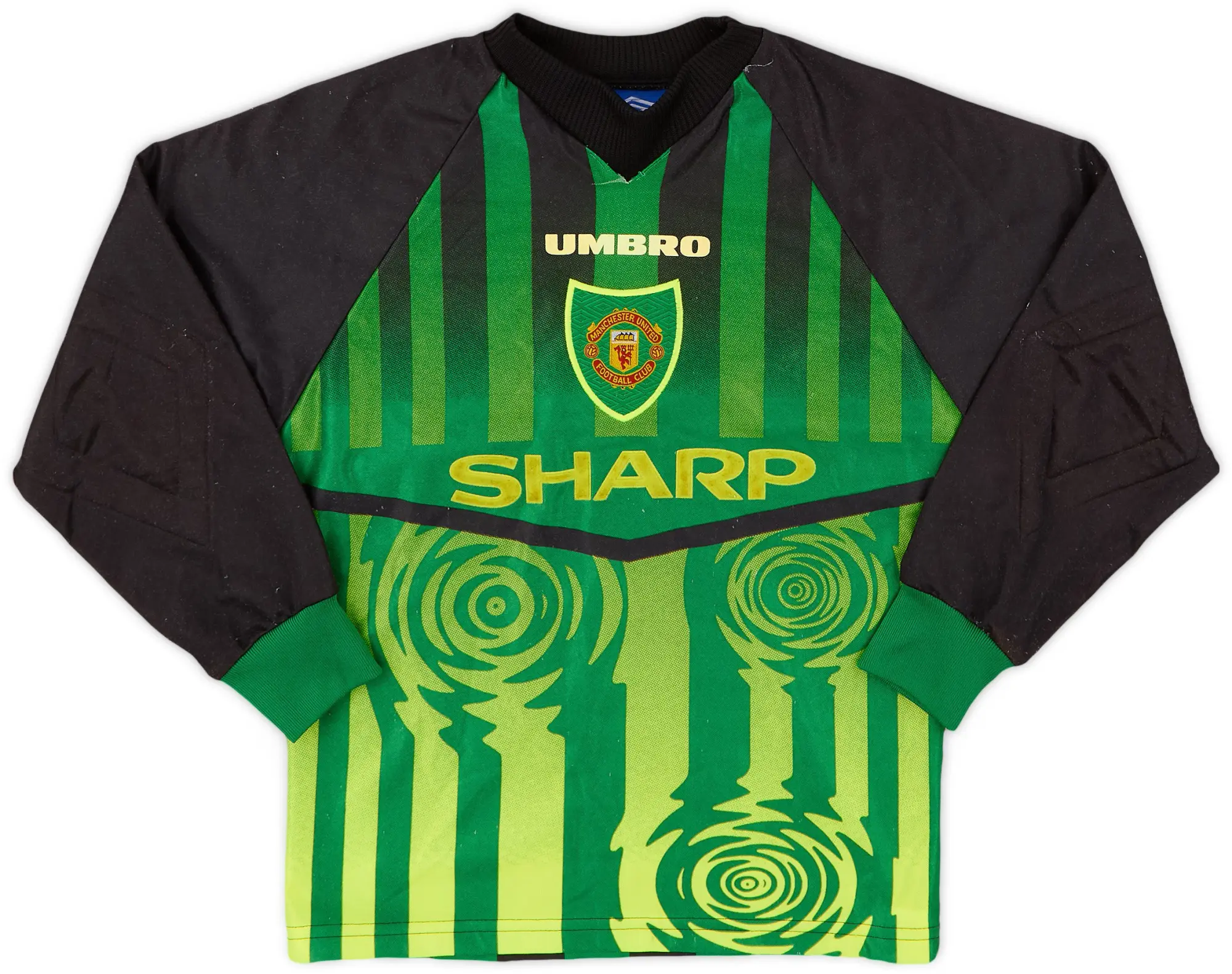Umbro 1997-98 Manchester United GK Shirt - 6/10 - (S.Boys)