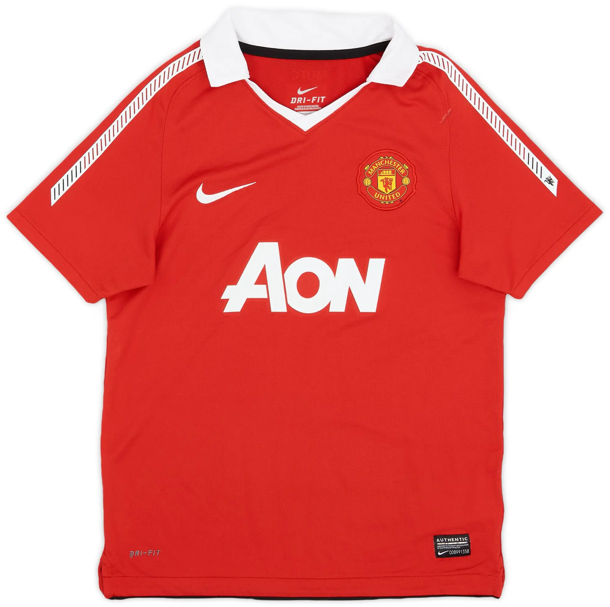 Nike 2010-11 Manchester United Home Shirt - 7/10 - (M.Boys)