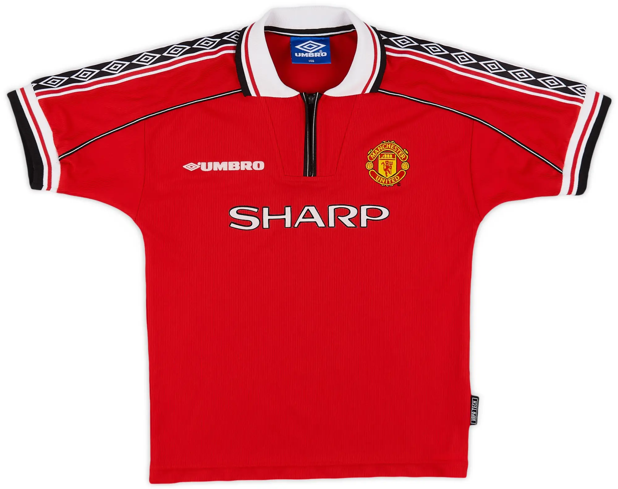 Umbro 1998-00 Manchester United Home Shirt - 8/10 - (M.Boys)