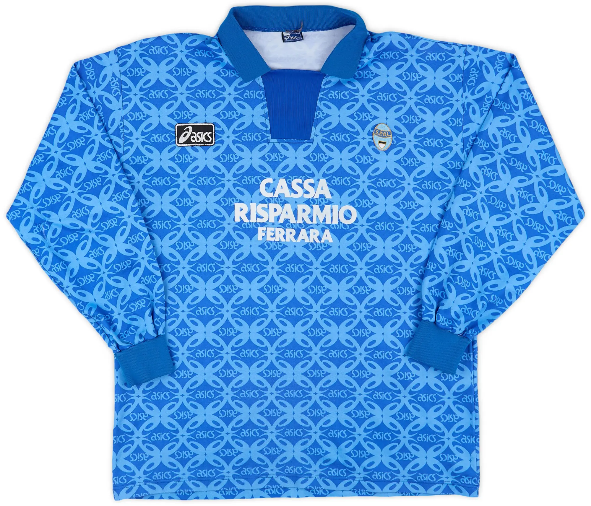 Asics 1995-96 SPAL Away L/S Shirt - 8/10 - (L)