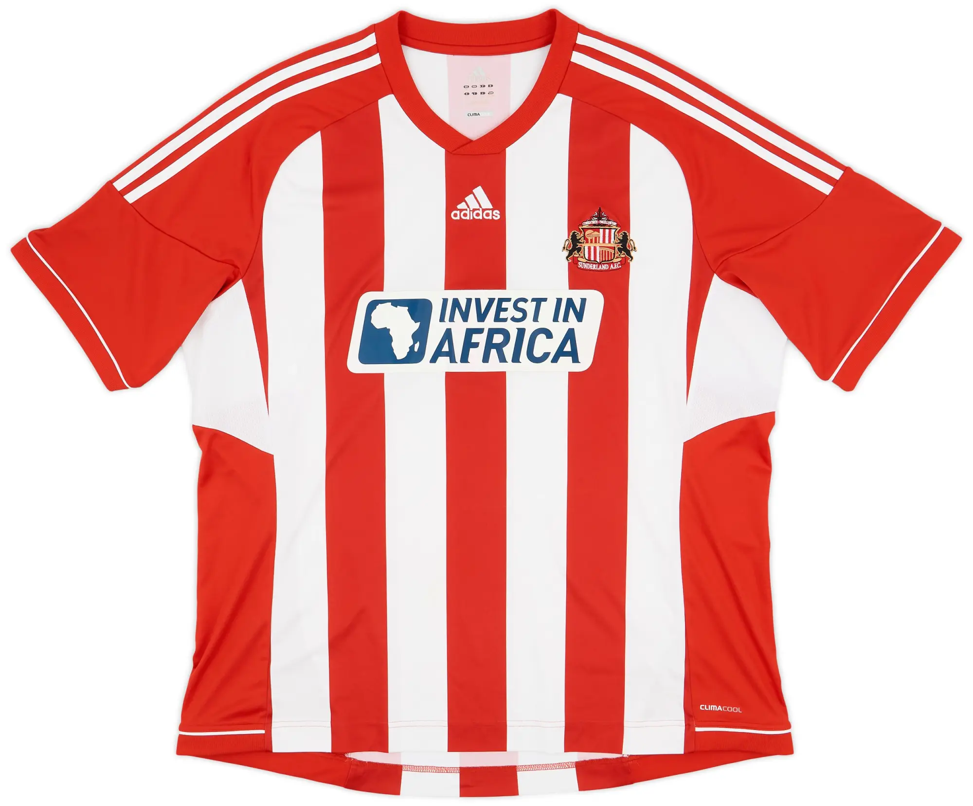 adidas 2012-13 Sunderland Home Shirt - 8/10 - (XXL)