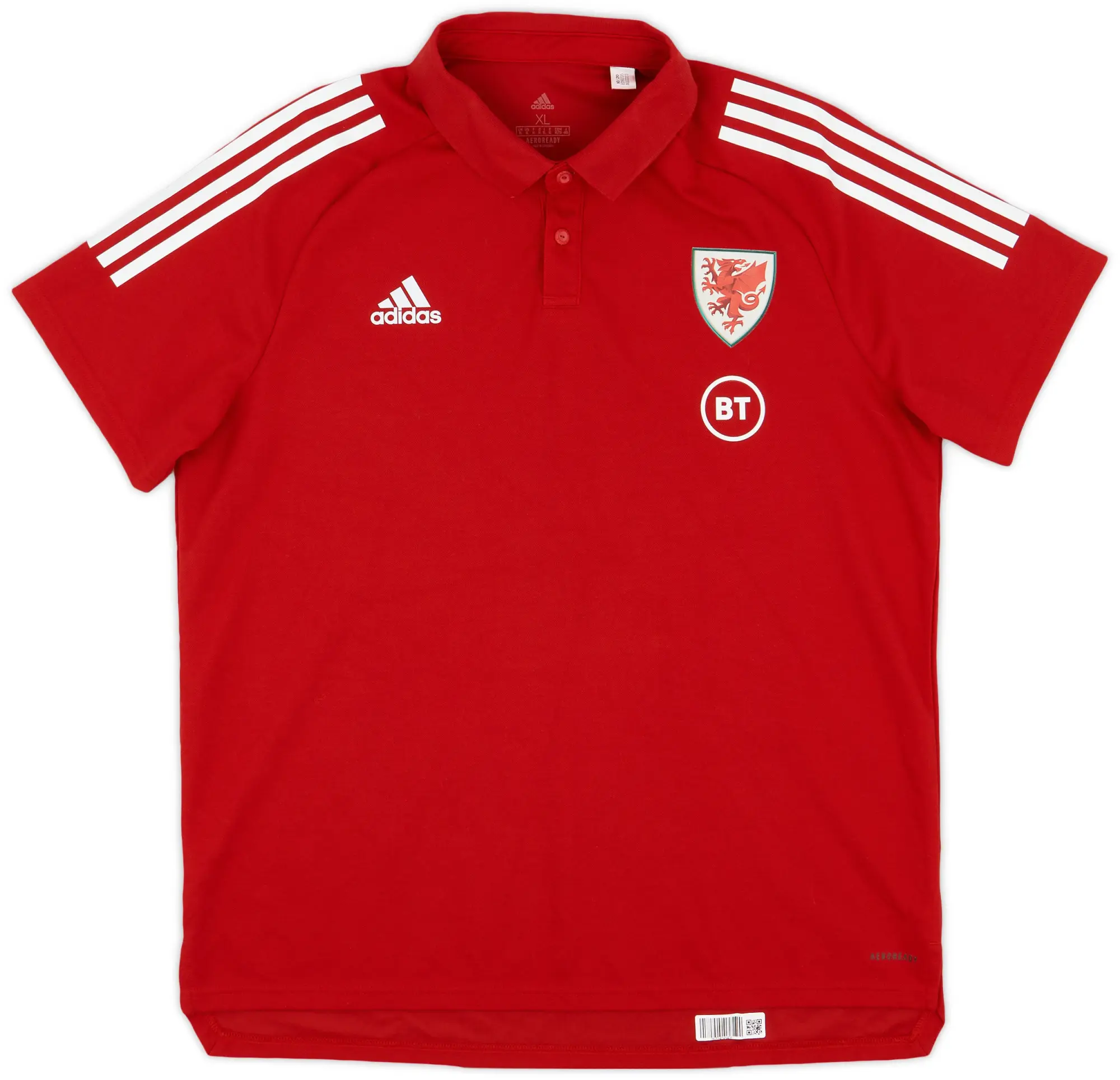 2020-21 Wales adidas Polo Shirt - 9/10 - (XL)