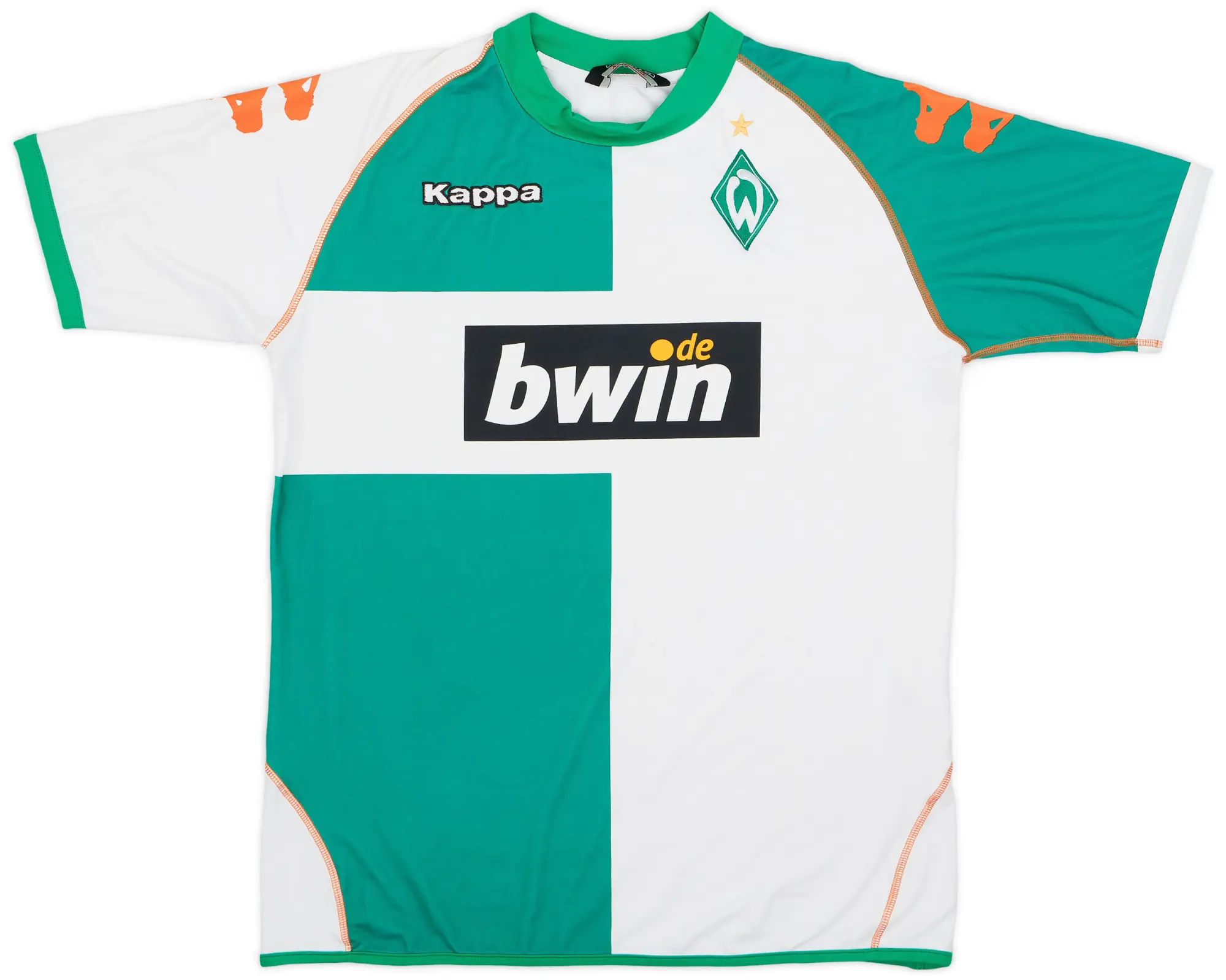 Kappa Werder Bremen Mens SS Home Shirt 2006/07