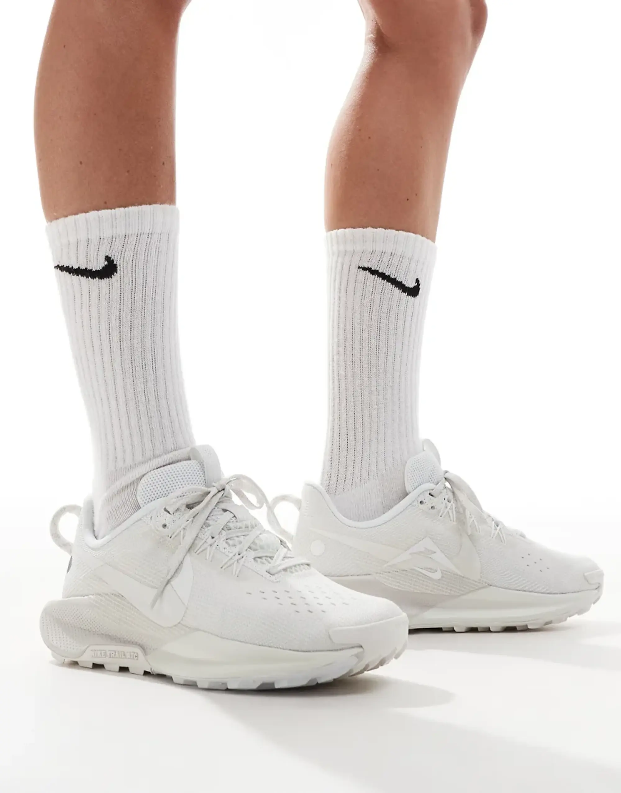 Nike Running Reactx Pegasus Trail 5 Trainers In White