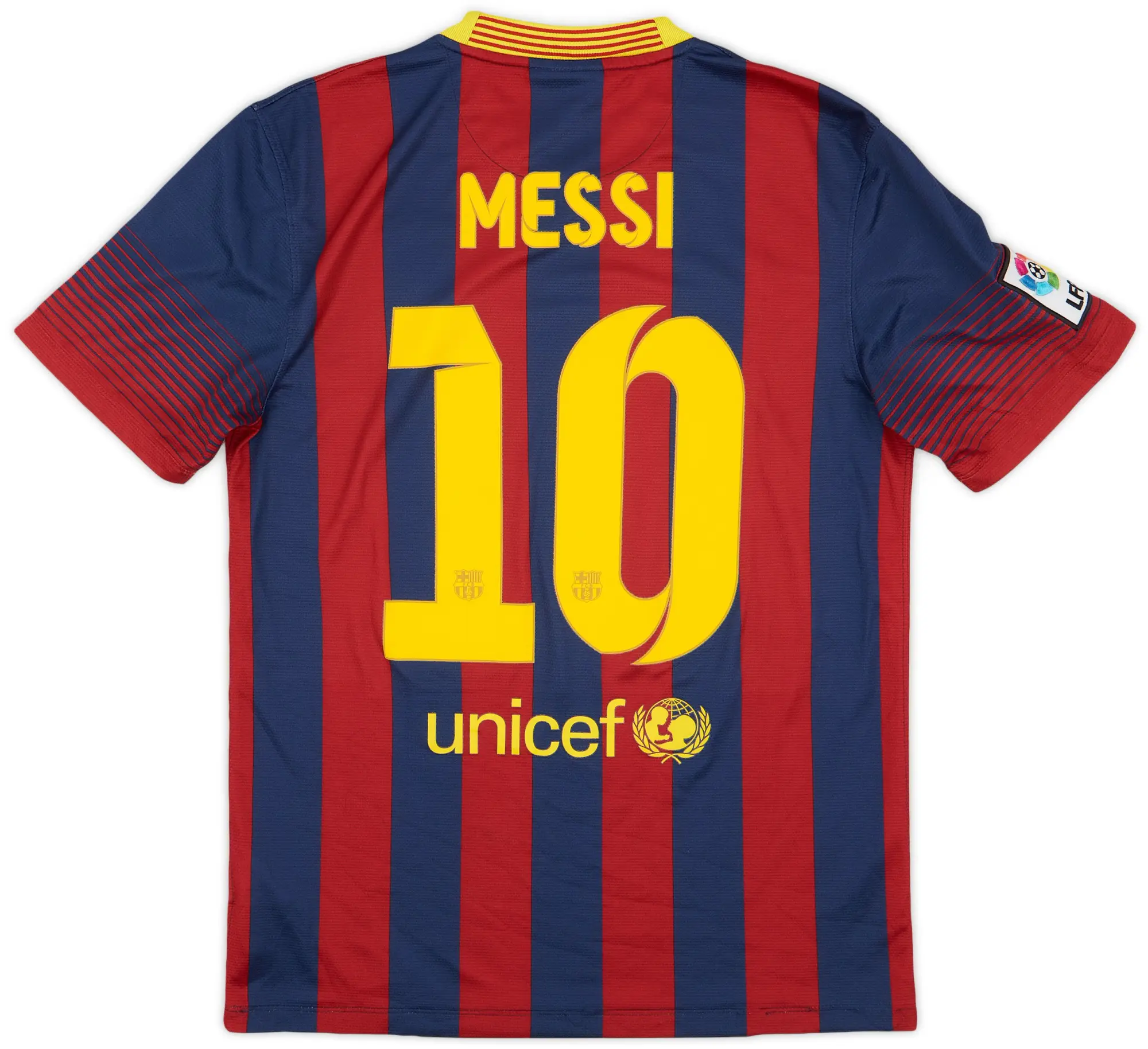 Nike 2013-14 Barcelona Home Shirt Messi #10 - 7/10 - (S)