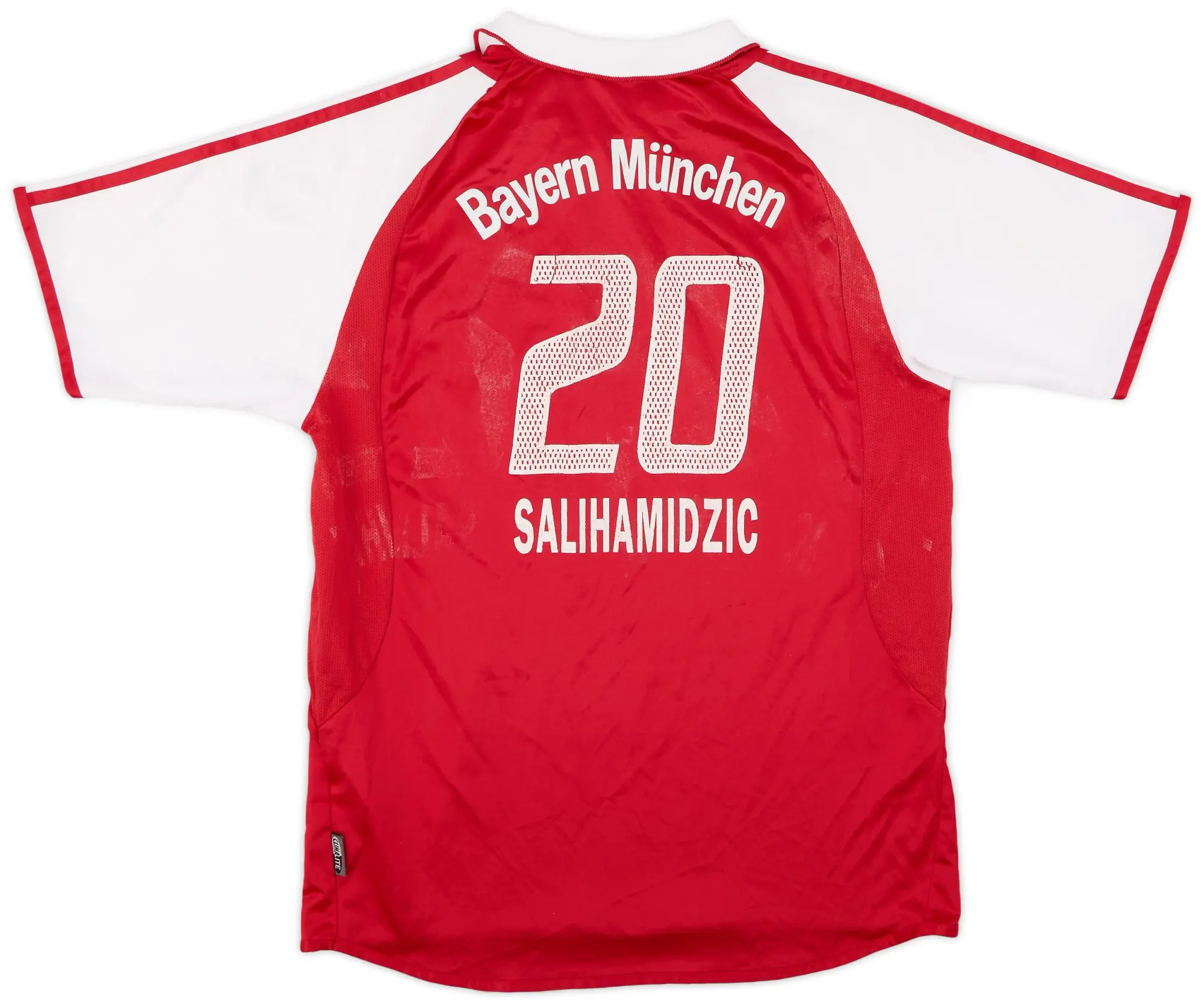 adidas 2003-04 Bayern Munich Home Shirt Salihamidzic #20 - 5/10 - (XL.Boys)