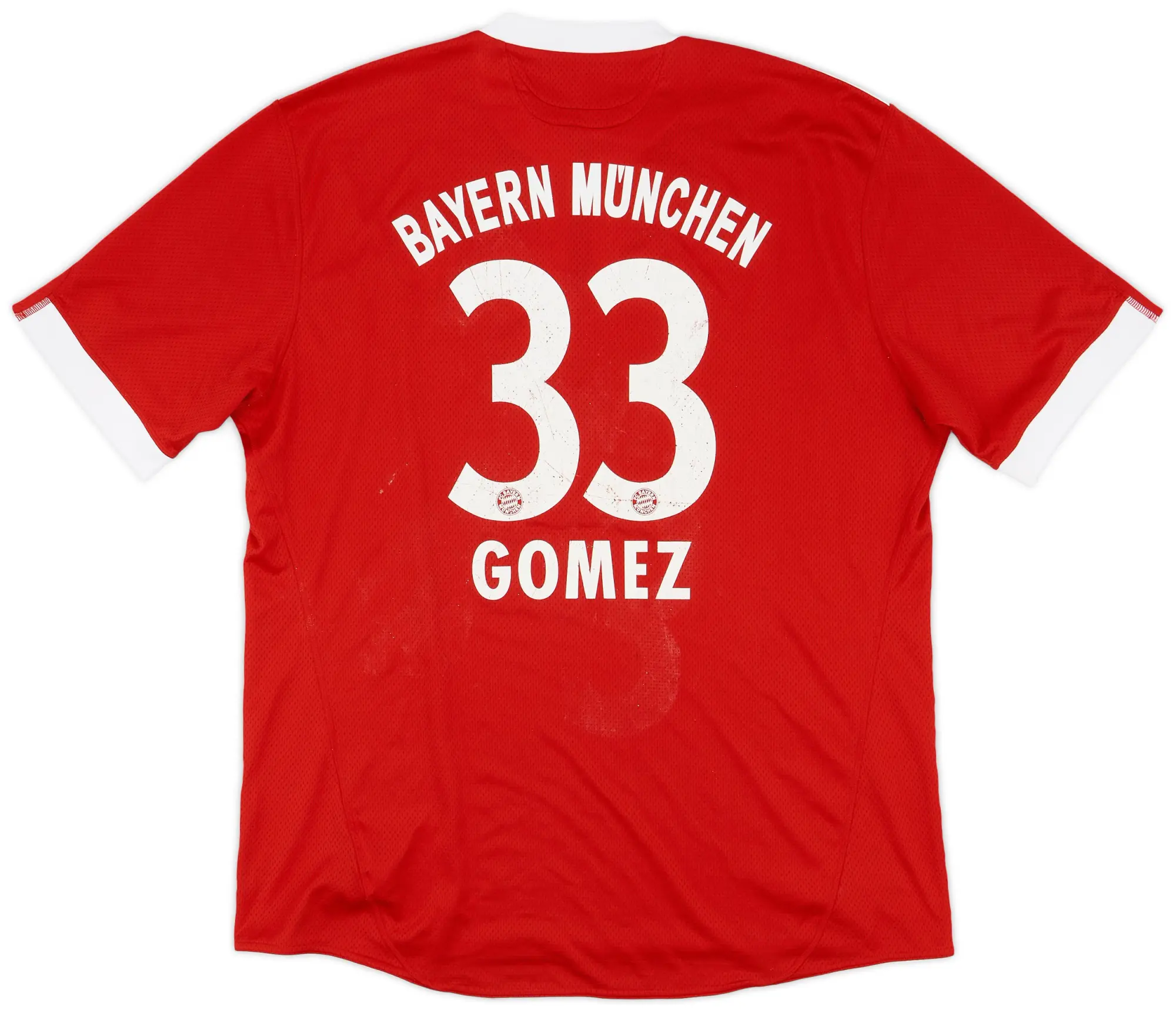 adidas 2009-10 Bayern Munich Home Shirt Gomez #33 - 4/10 - (XXL)