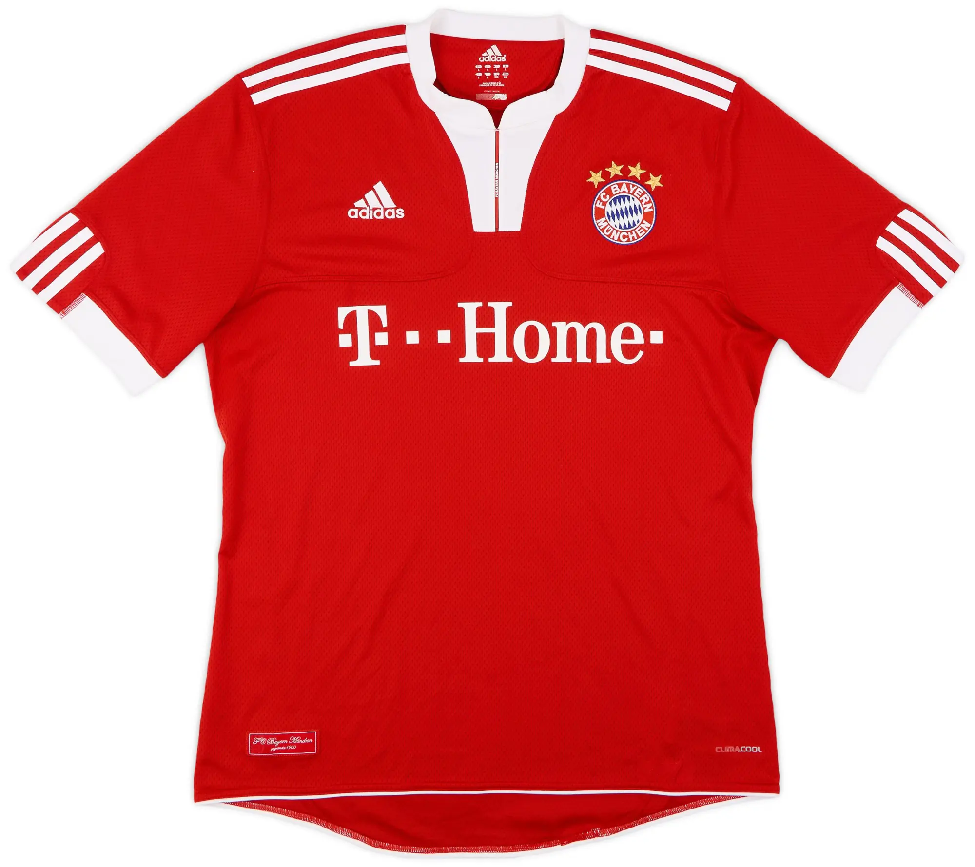 adidas 2009-10 Bayern Munich Home Shirt - 9/10 - (L)