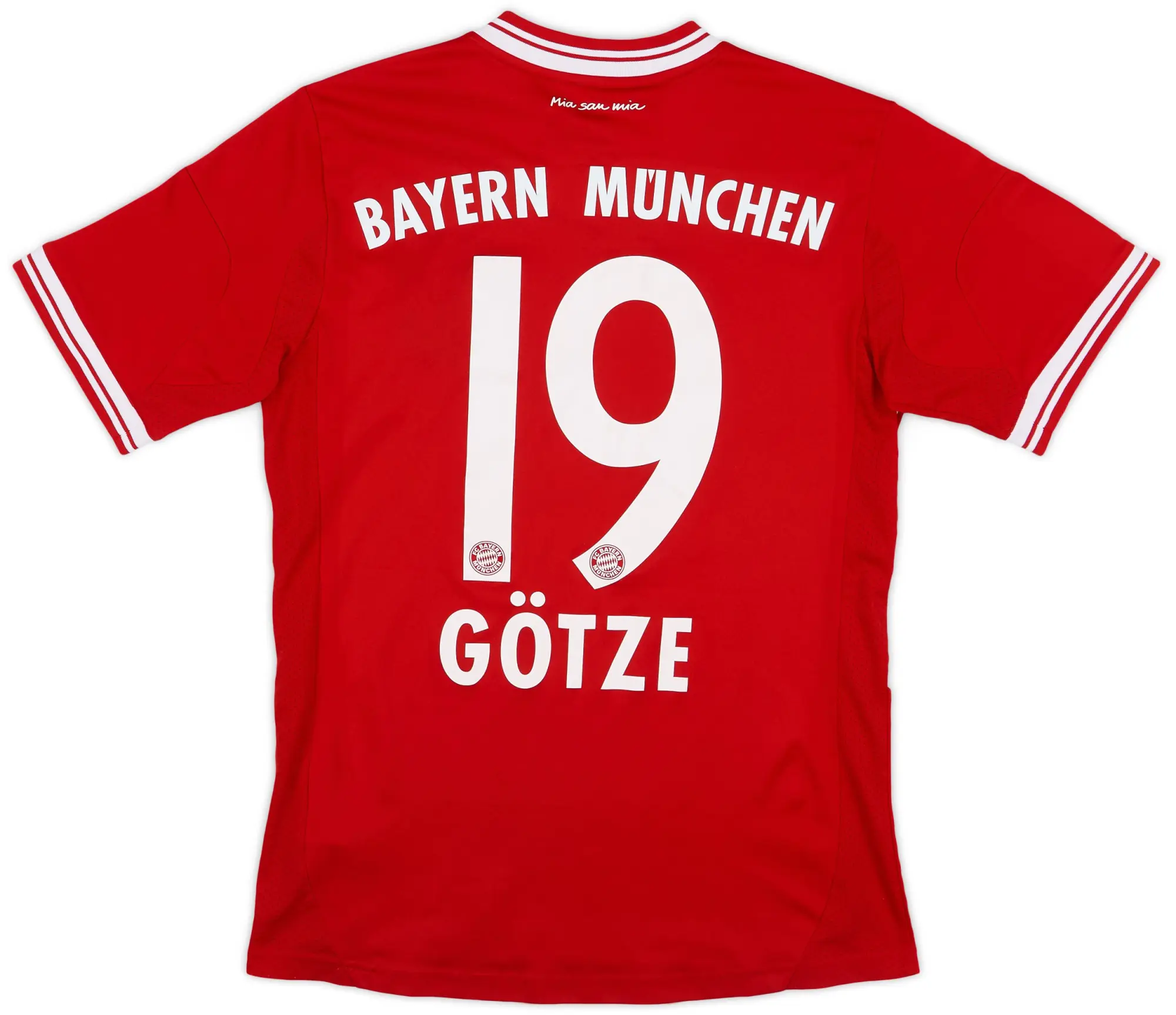 adidas 2013-14 Bayern Munich Home Shirt Gotze #19 - 5/10 - (L.Boys)