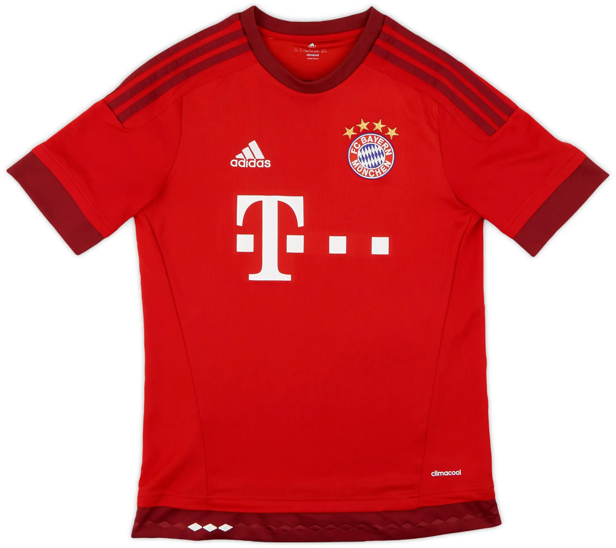 adidas 2015-16 Bayern Munich Home Shirt - 9/10 - (XL.Boys)