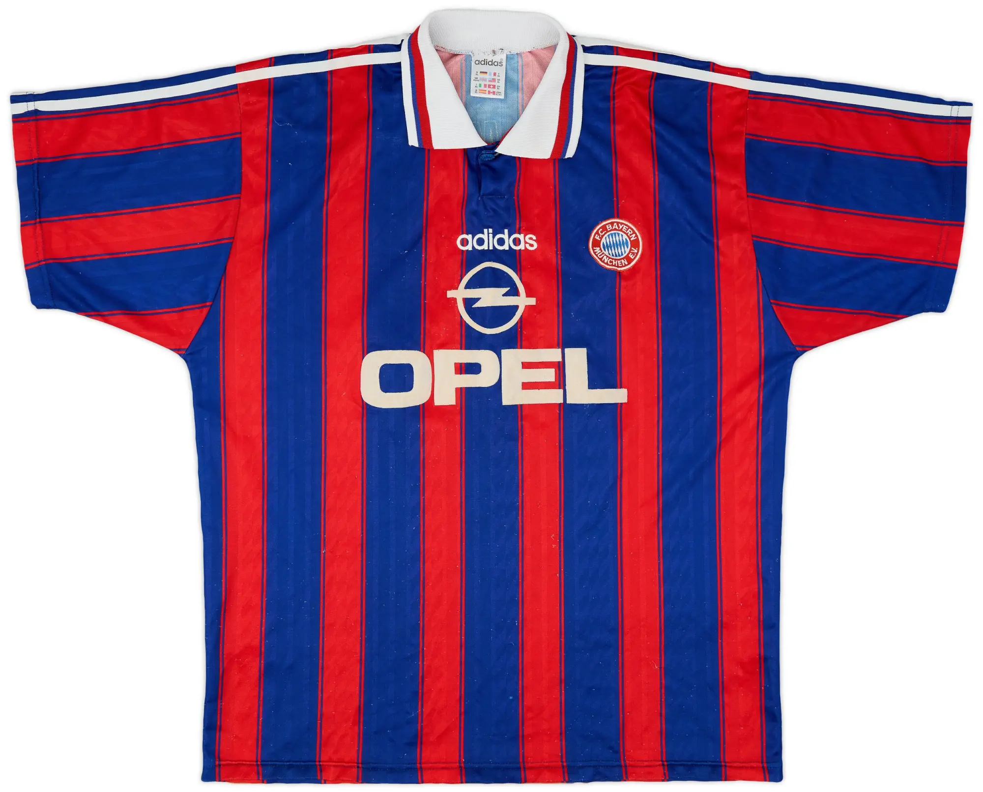 adidas 1995-97 Bayern Munich Home Shirt #21 - 5/10 - (XL)