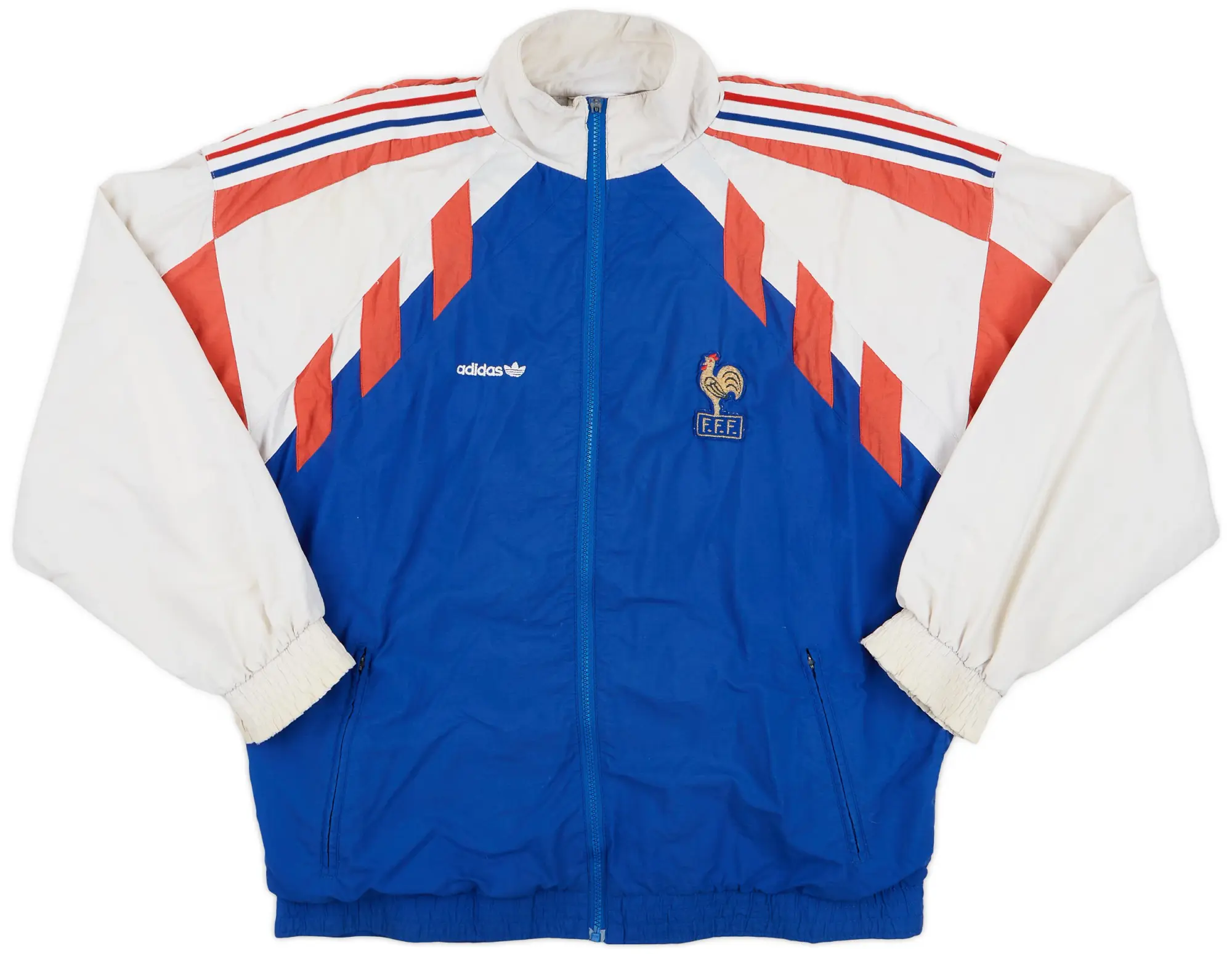 1990-92 France adidas Track Jacket - 7/10 - (L)