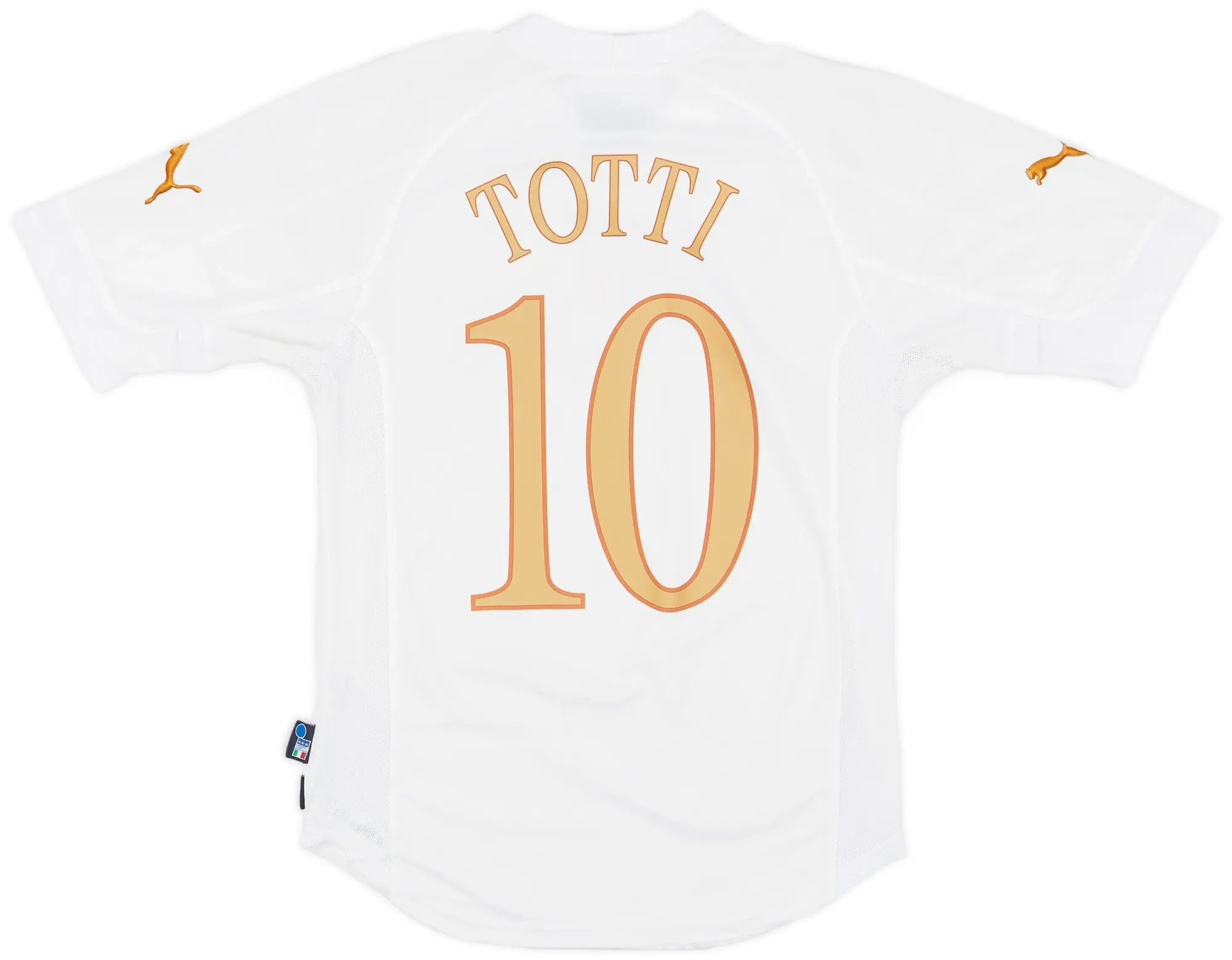 Puma 2004-06 Italy Away Shirt Totti #10 - 8/10 - (S)