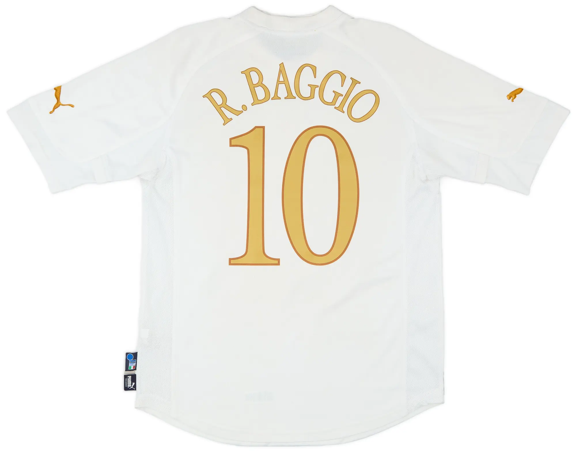 Puma 2004-06 Italy Away Shirt Baggio #10 - 7/10 - (M)