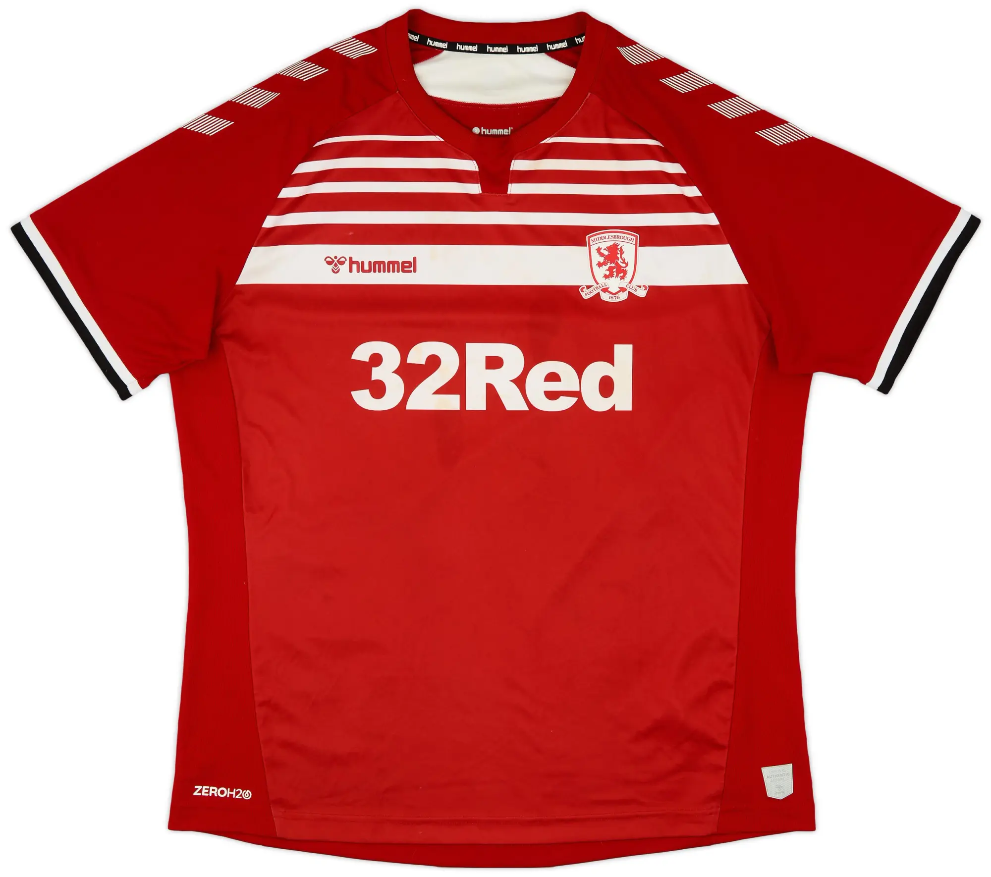 Hummel 2019-20 MIddlesbrough Home Shirt - 6/10 - (XXL)