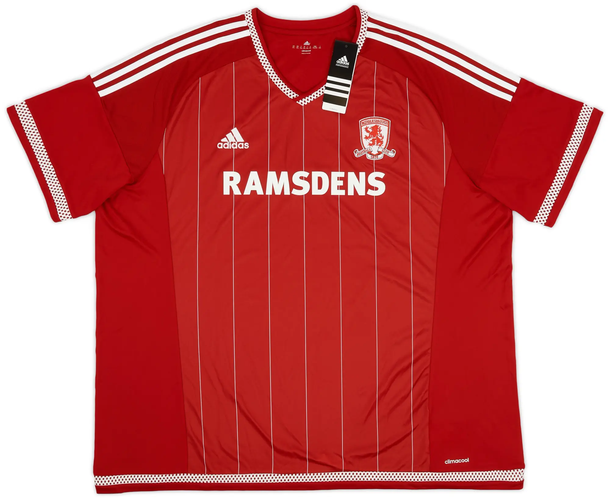 adidas 2015-16 Middlesbrough Home Shirt (3XL)