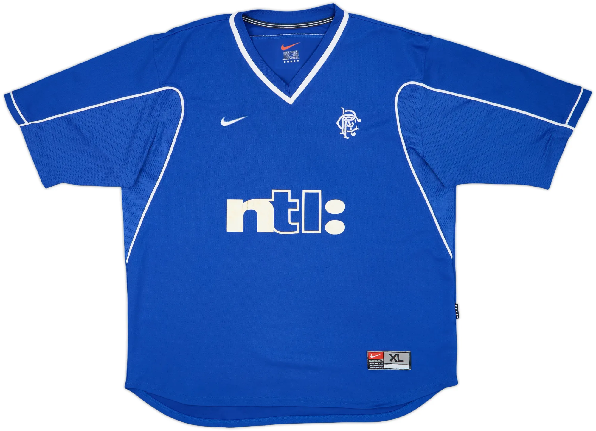 Nike Rangers Mens SS Home Shirt 1999/01