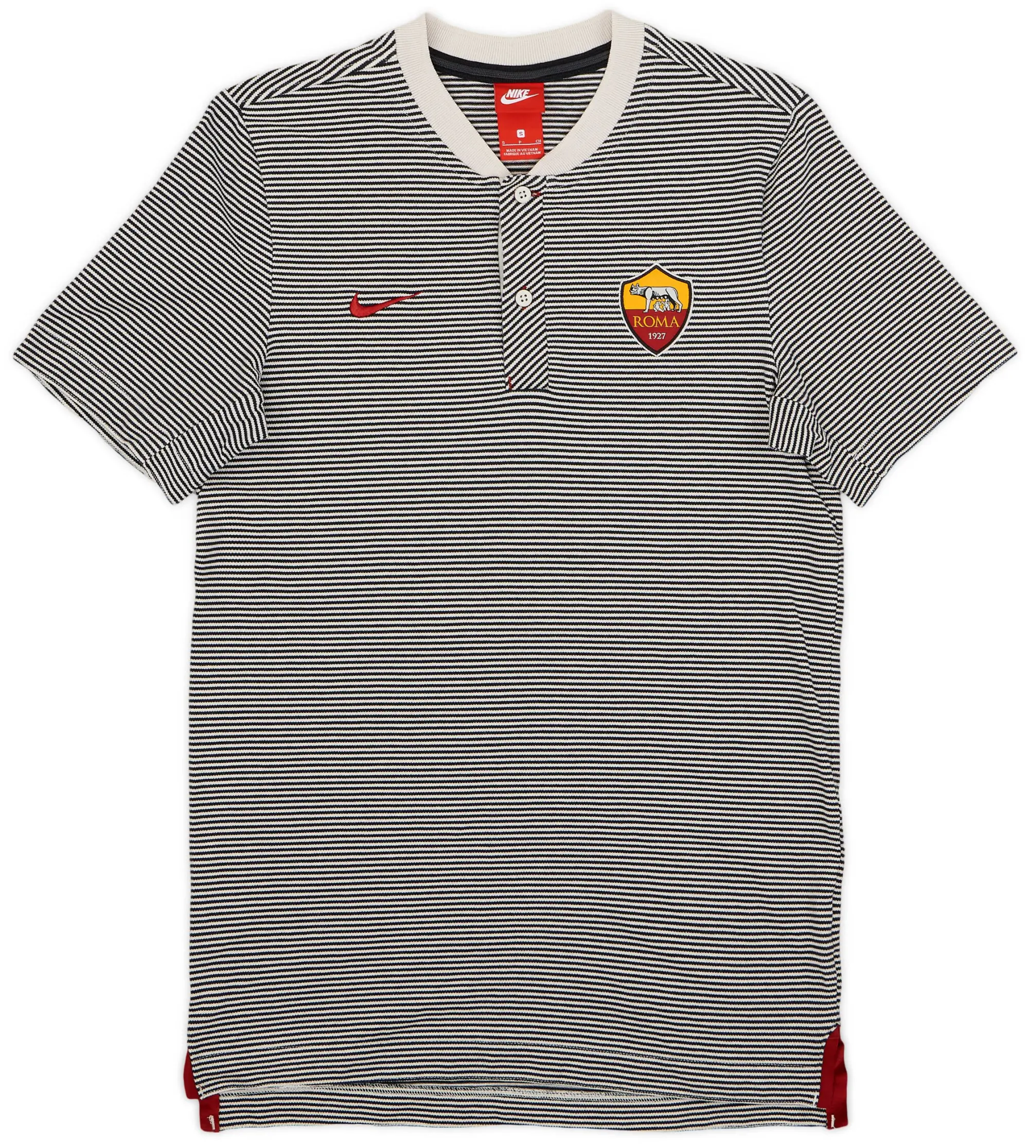 2017-18 Roma Nike Polo Shirt - 9/10 - (S)