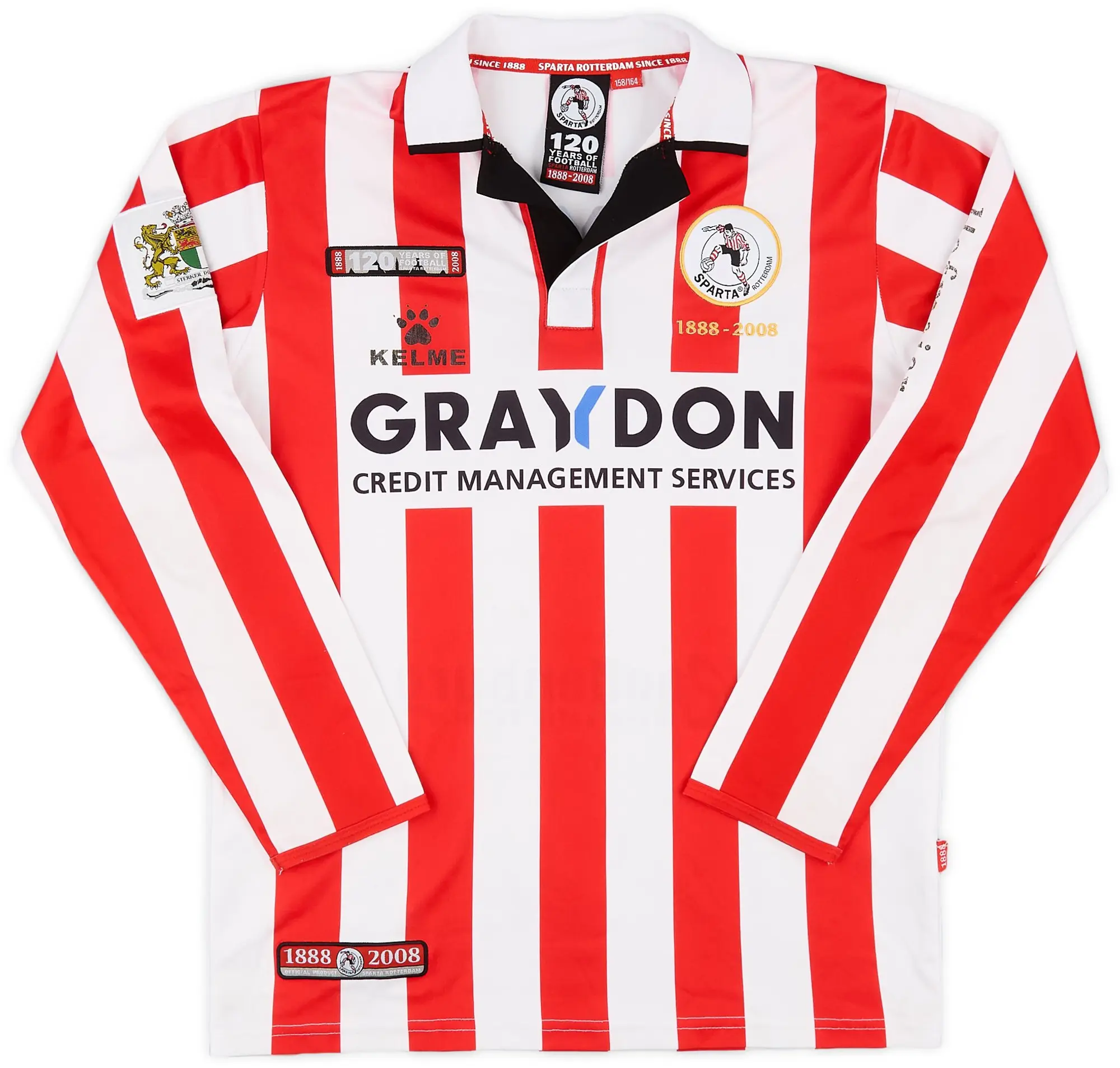Kelme 2008-09 Sparta Rotterdam Home Shirt - 7/10 - (XL.Boys)