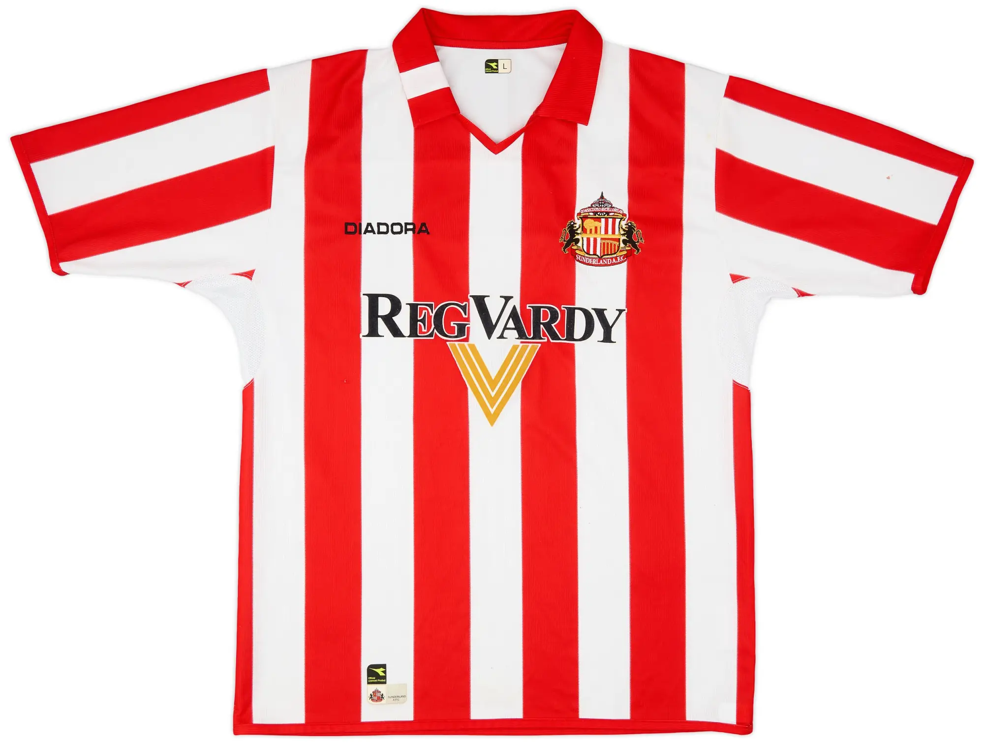 Diadora 2004-05 Sunderland Home Shirt - 7/10 - (L)
