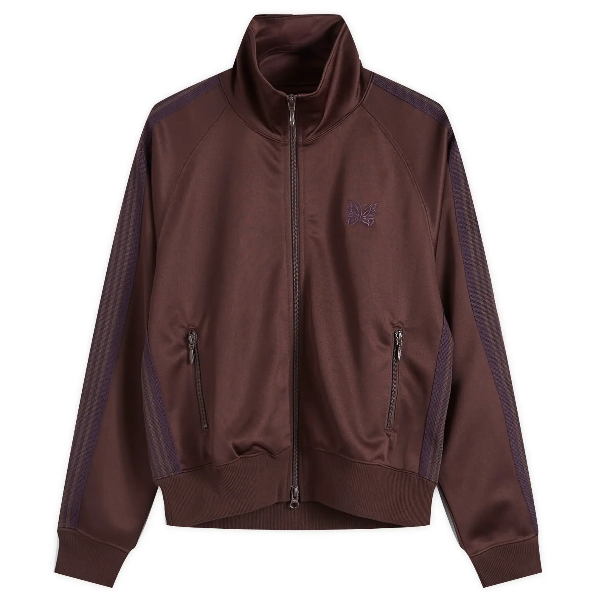 Needles Women's Poly Smooth Track Jacket Dark Brown