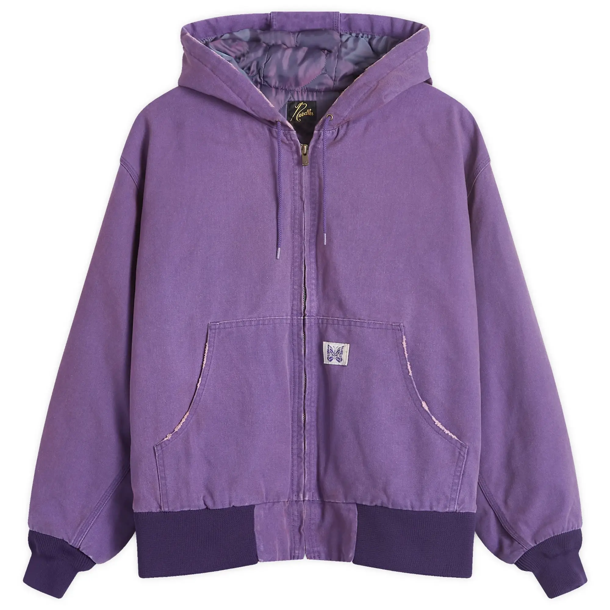 Needles Women's Zipped Work Oxford Jacket Purple