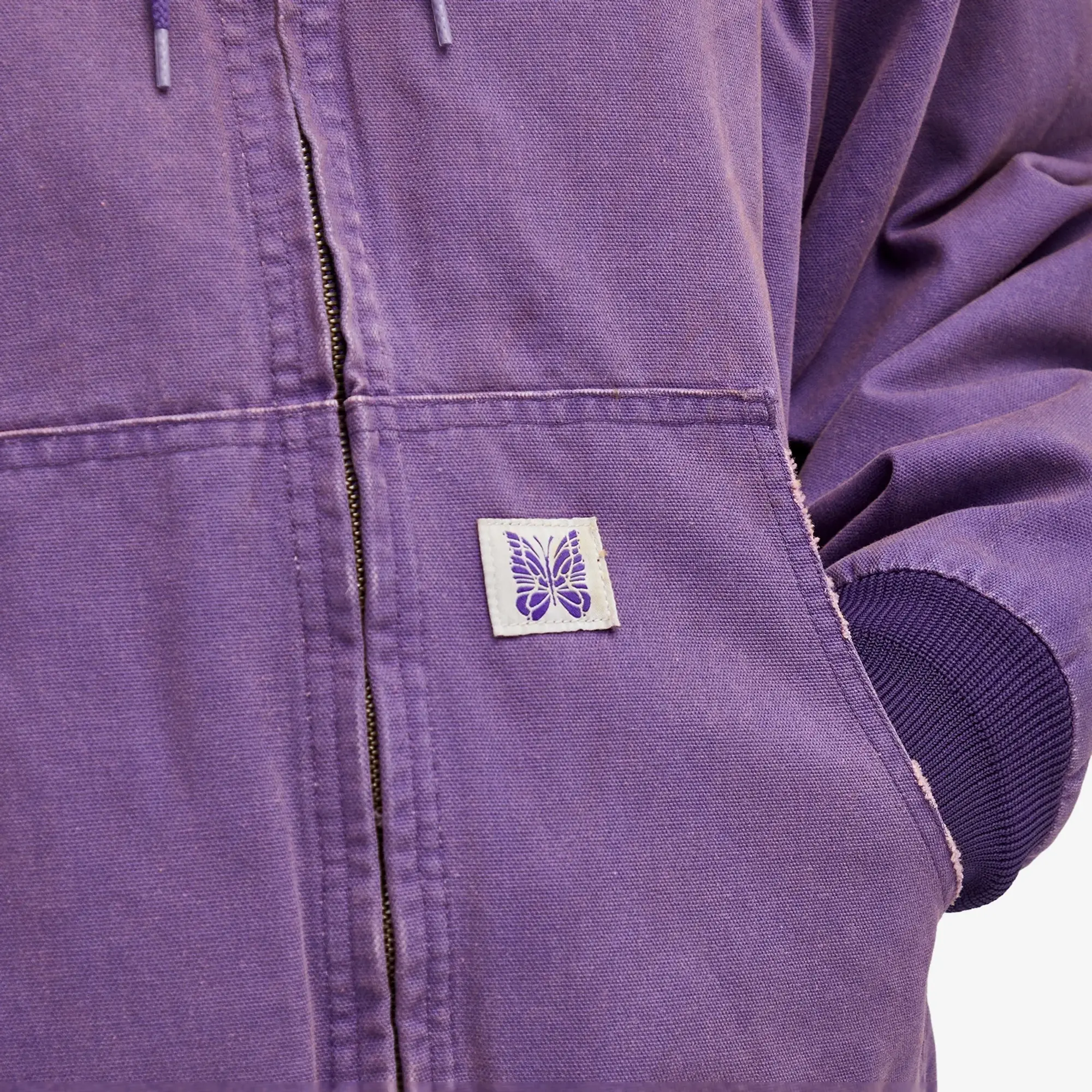 Needles Women's Zipped Work Oxford Jacket Purple