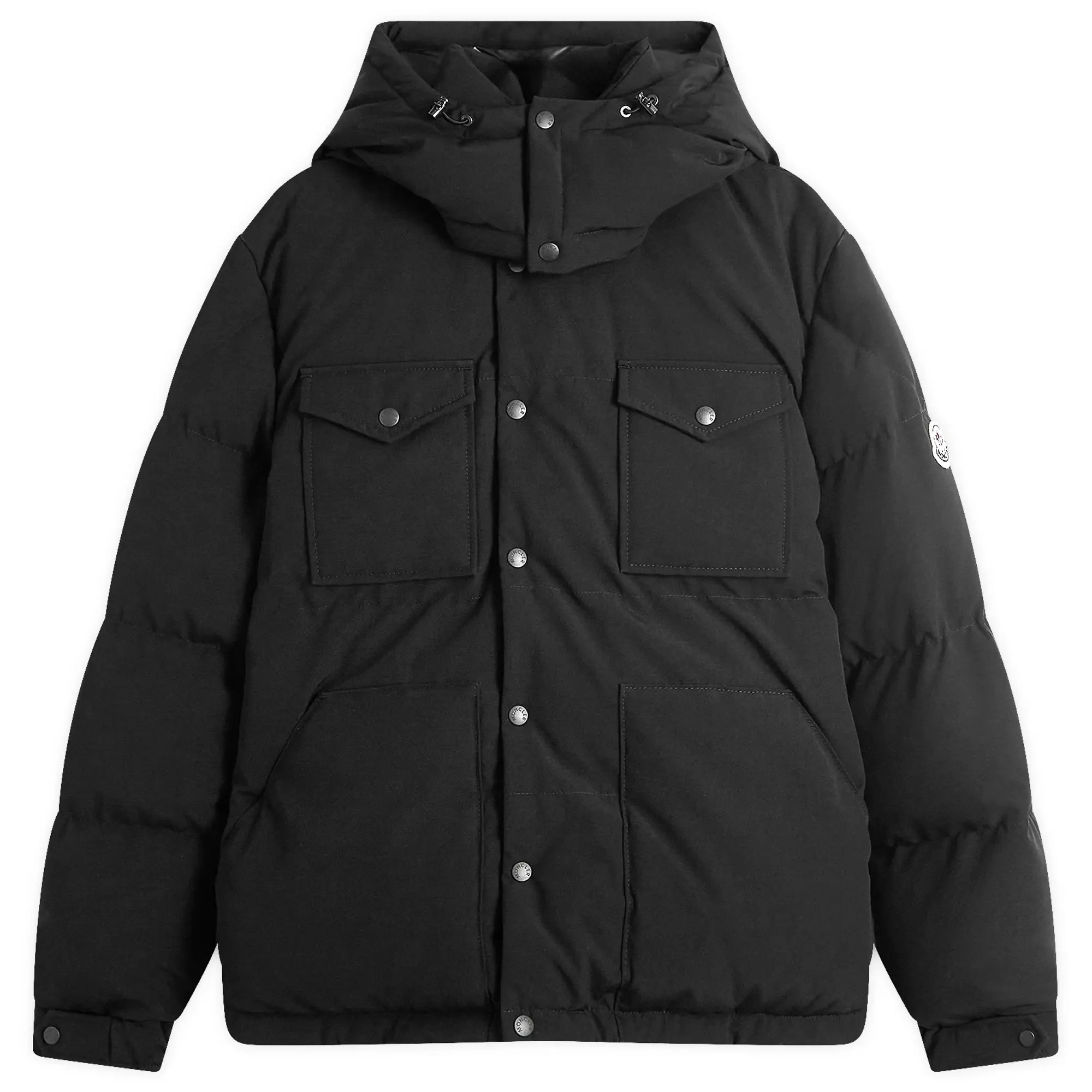 Moncler Men's Fornas Micro Cotton Jacket Black