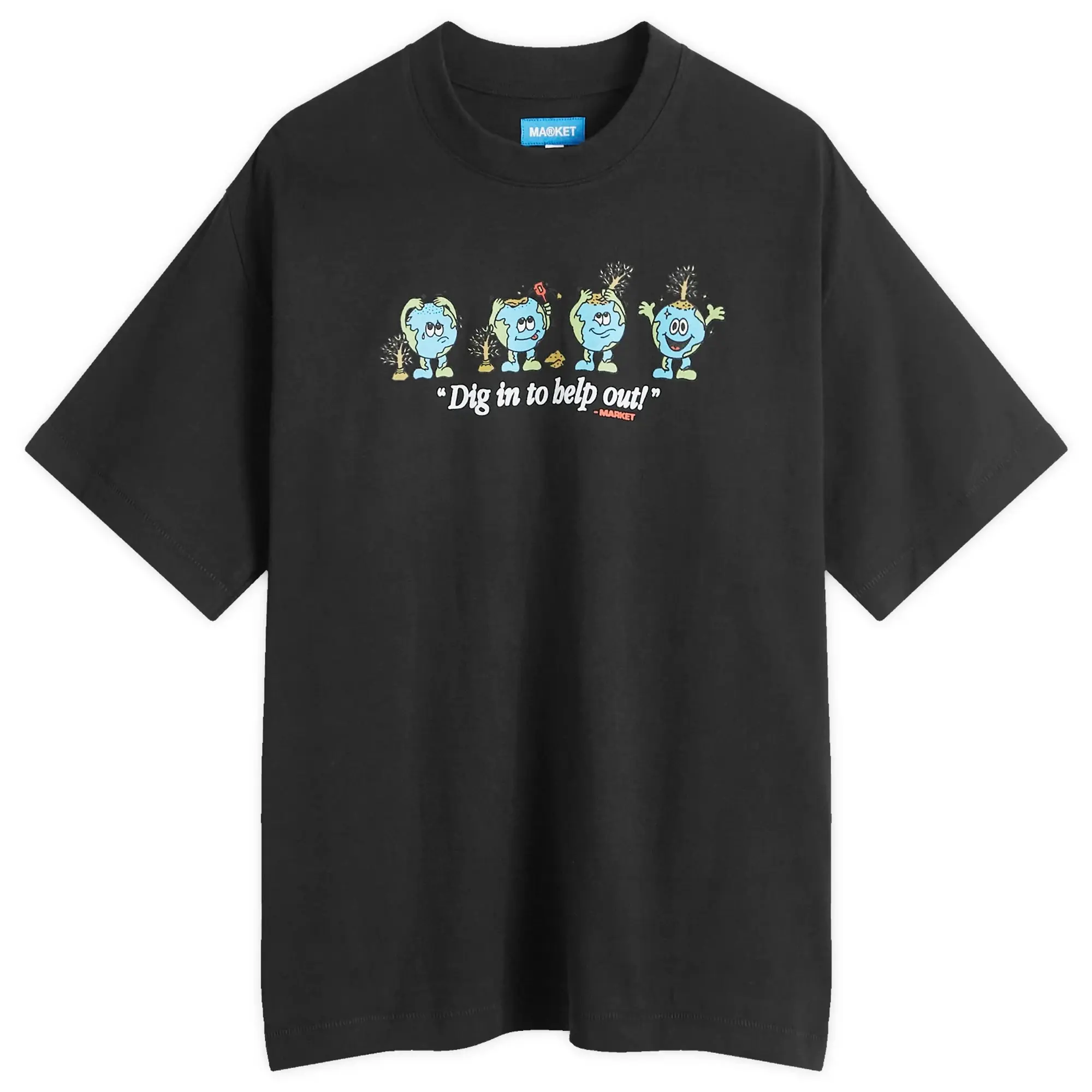 Market Men's Dig In T-Shirt Black
