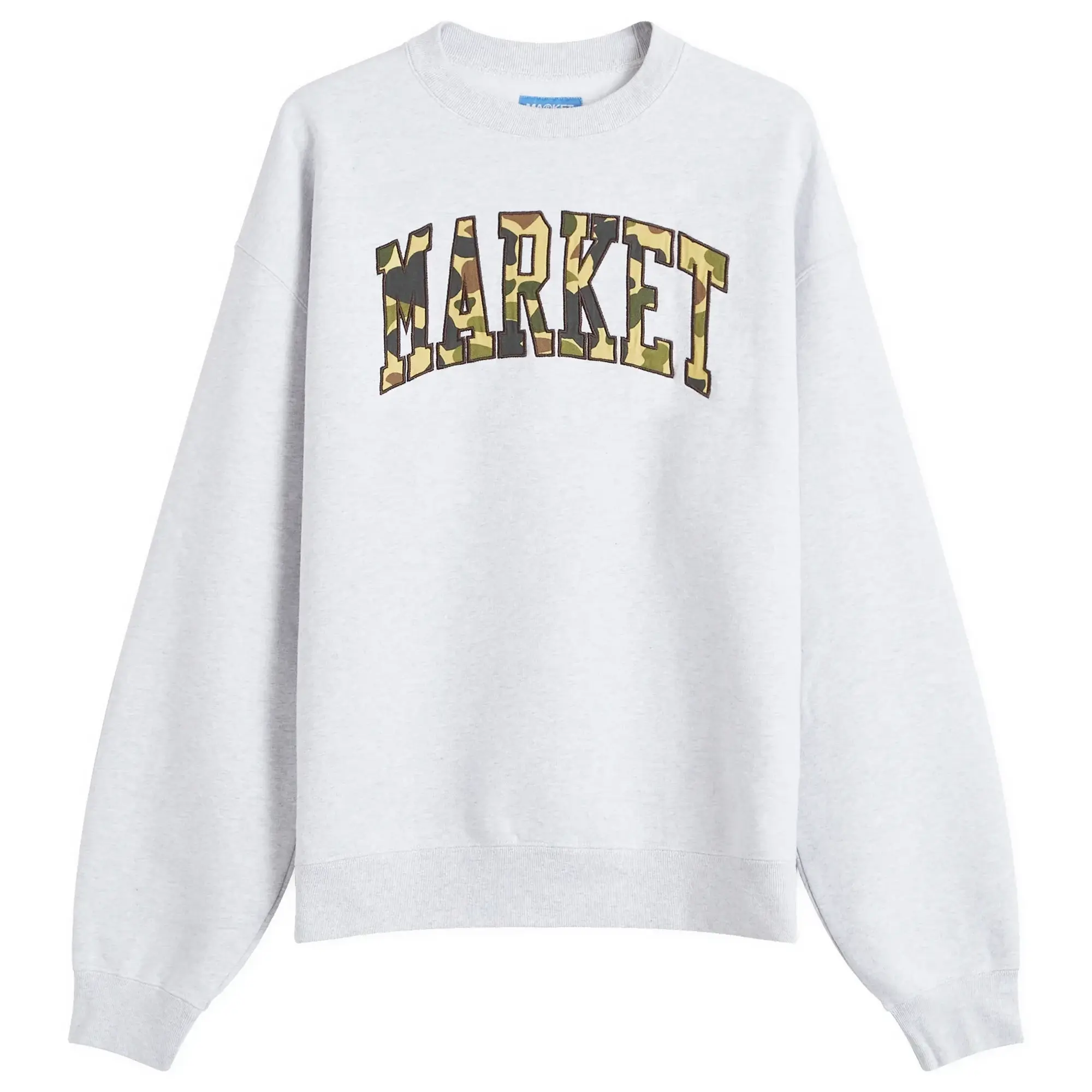 Market Men's Duck Camo Arc Crew Sweatshirt Ash