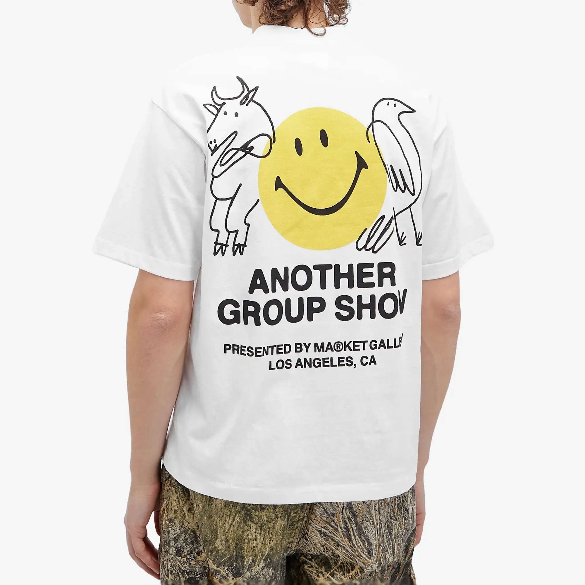 Market Men's Smiley C.A.M. T-Shirt White