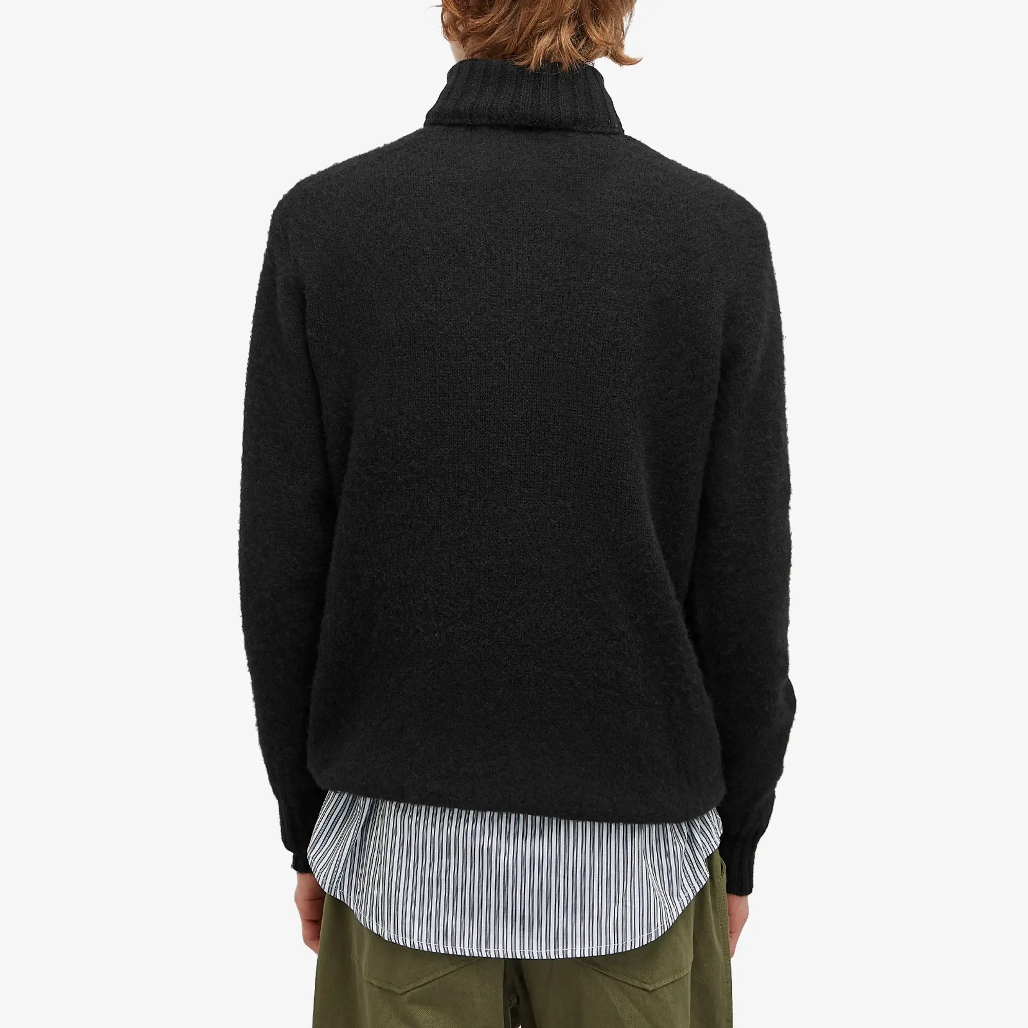 Howlin by Morrison Howlin' Sylvester Roll Neck Knit Black