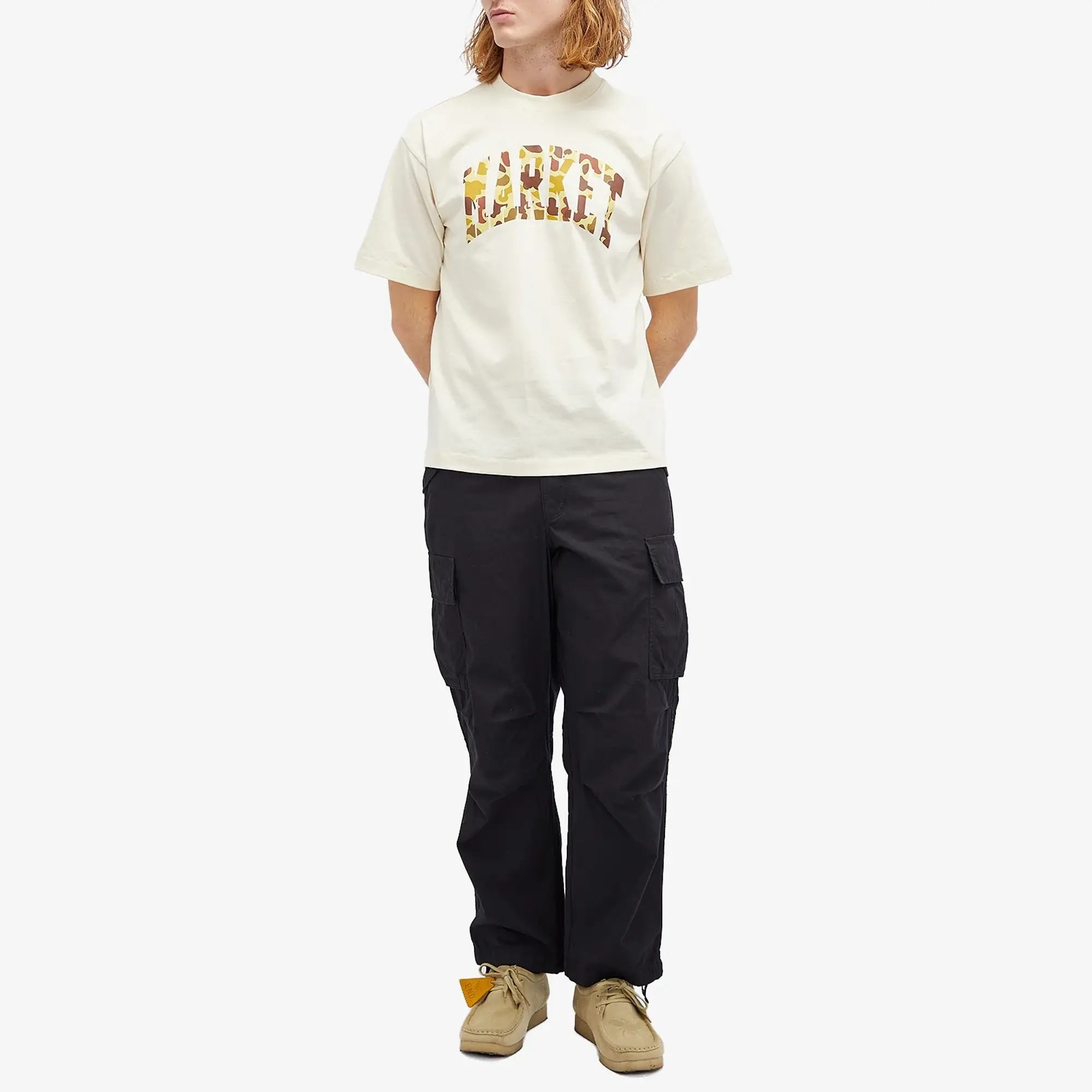 Market Men's Duck Camo Arc T-Shirt Ecru