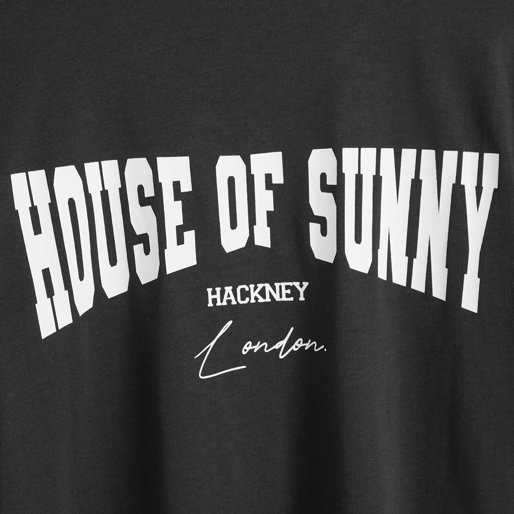 House Of Sunny Women's Hackney Logo T-Shirt Jet Black
