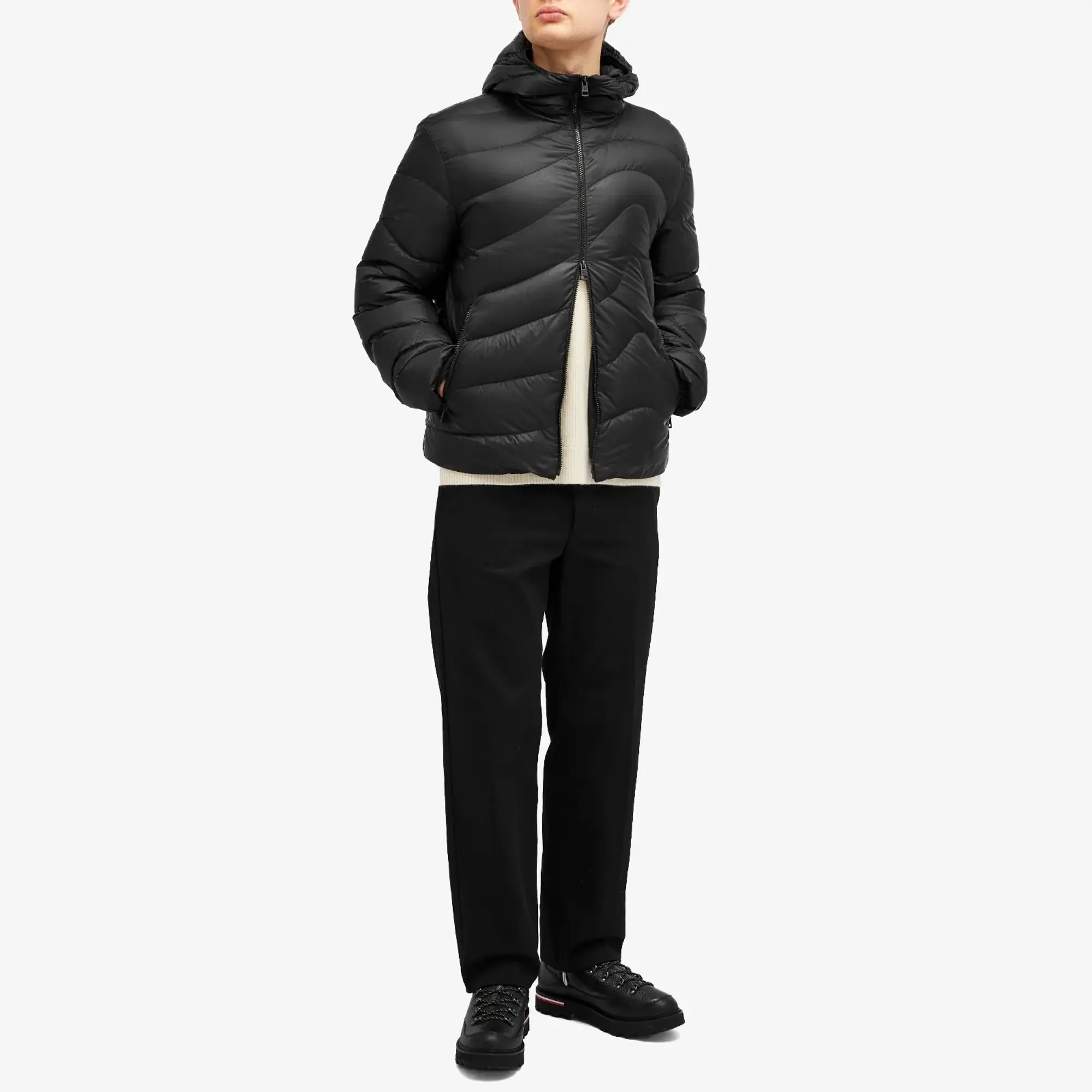 Moncler Men's Zephyros Light Weight Padded Jacket Black