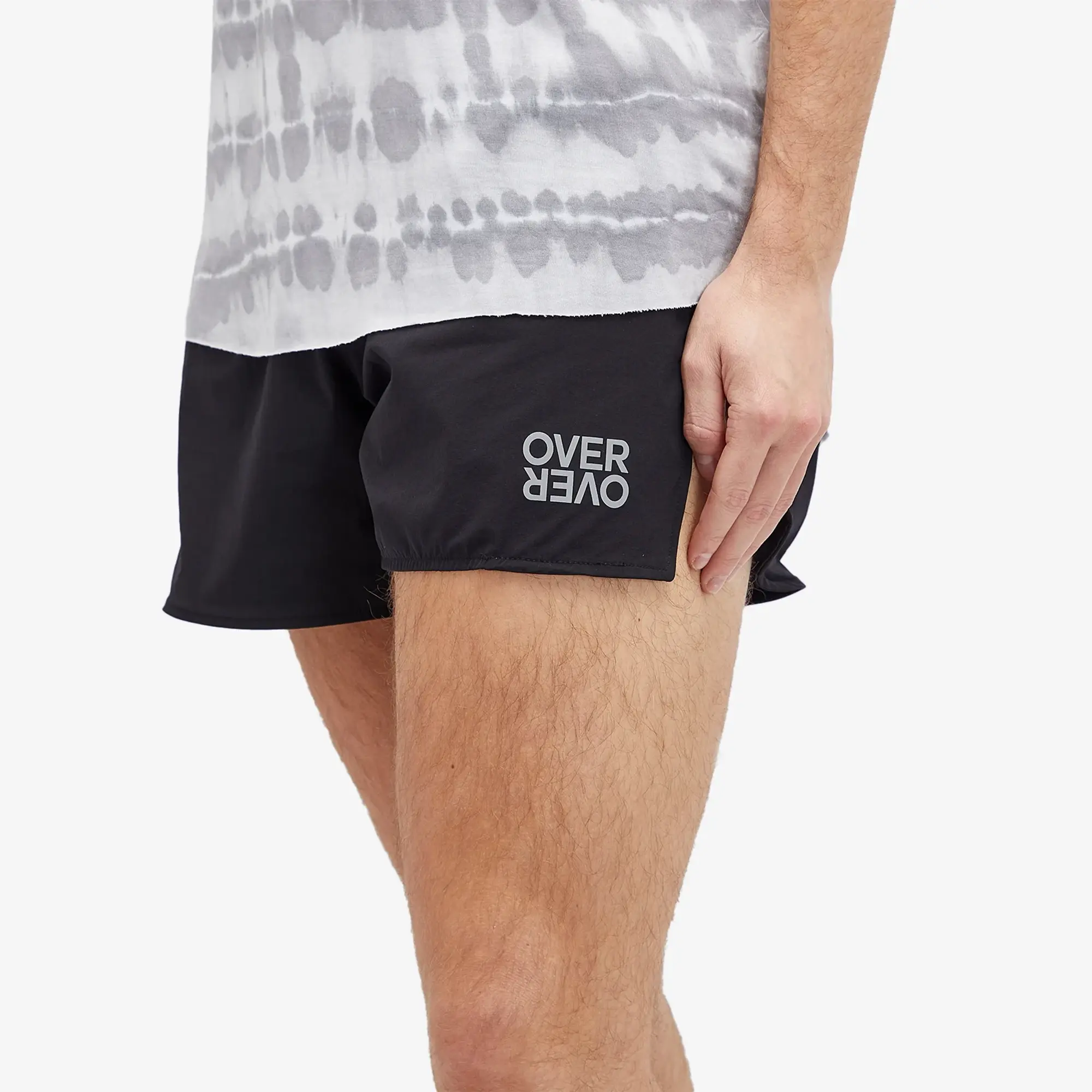 Over Over Men's 4 Track Short Black