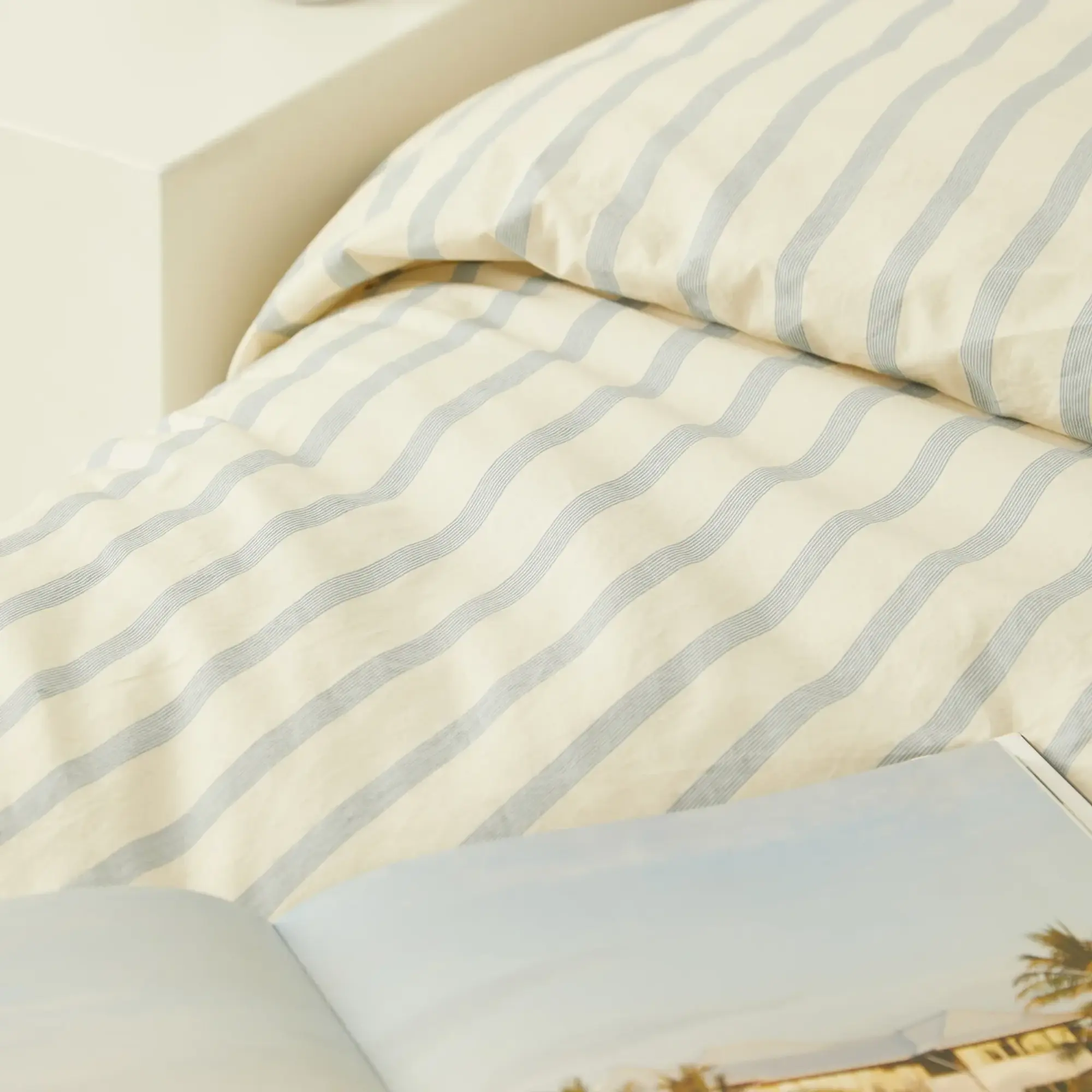 Tekla Fabrics Double Duvet Needle Stripes