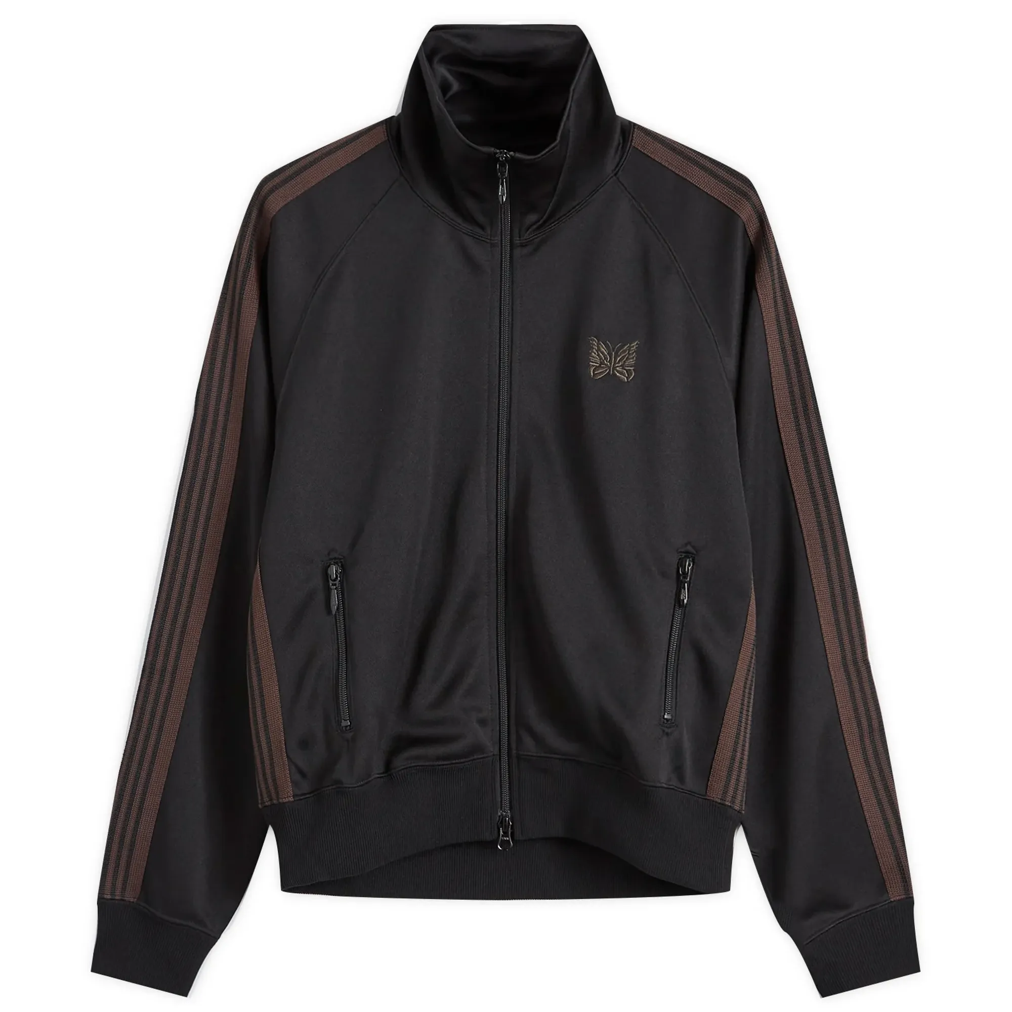 Needles Women's Poly Smooth Track Jacket Black | PU271-BLK