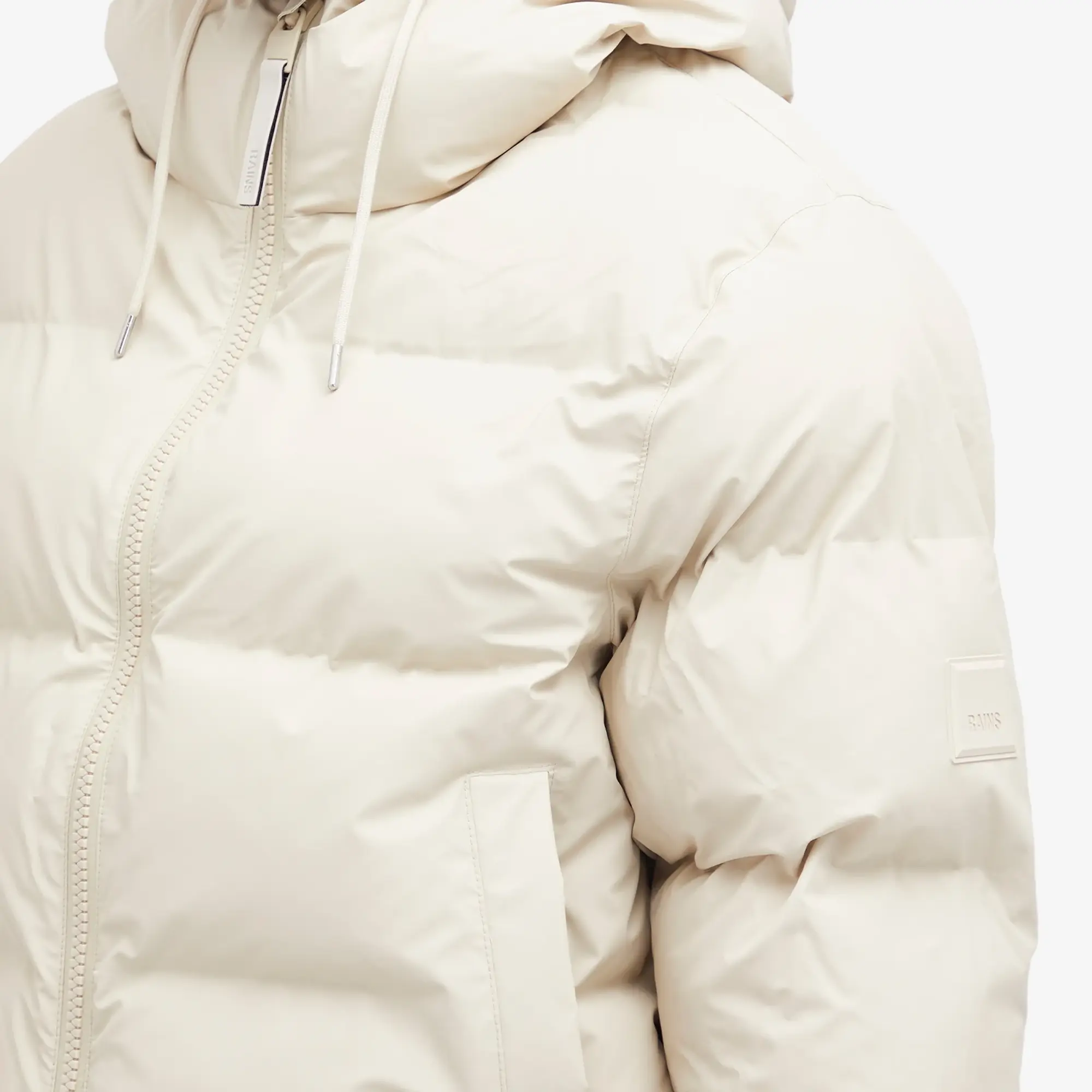 Rains Women's Alta Short Puffer Jacket Dune