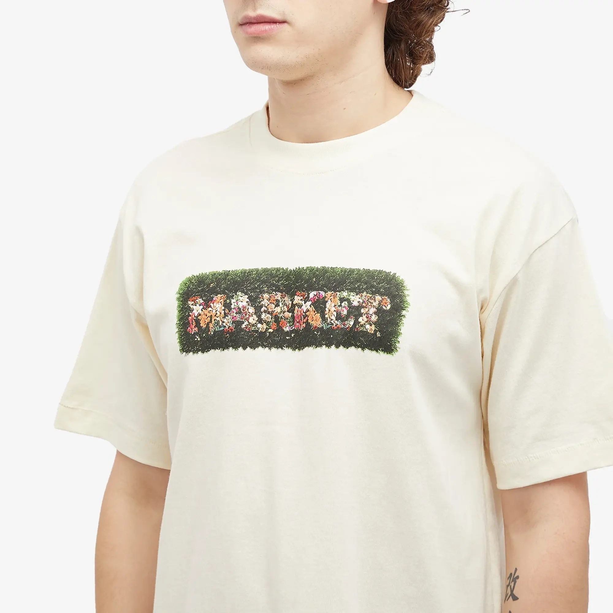 Market Men's Hedges T-Shirt Ecru