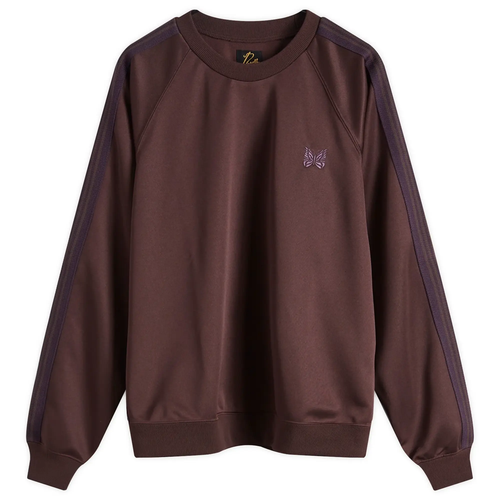 Needles Poly Smooth Sweatshirt Dark Brown