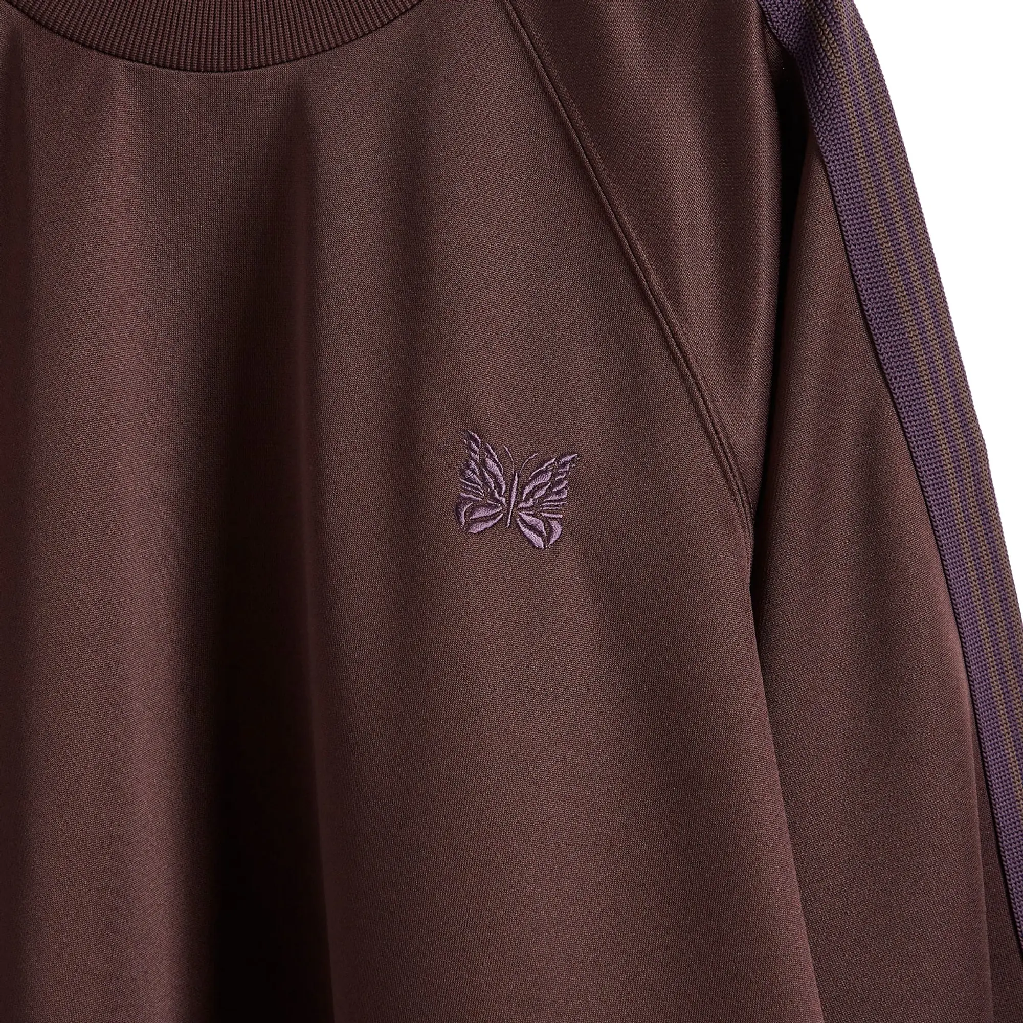Needles Poly Smooth Sweatshirt Dark Brown