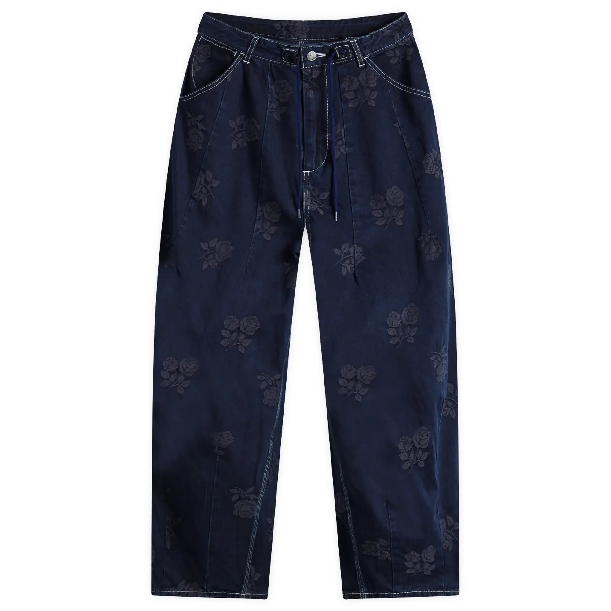 Needles Women's HD Painter Rose Denim Pant Indigo