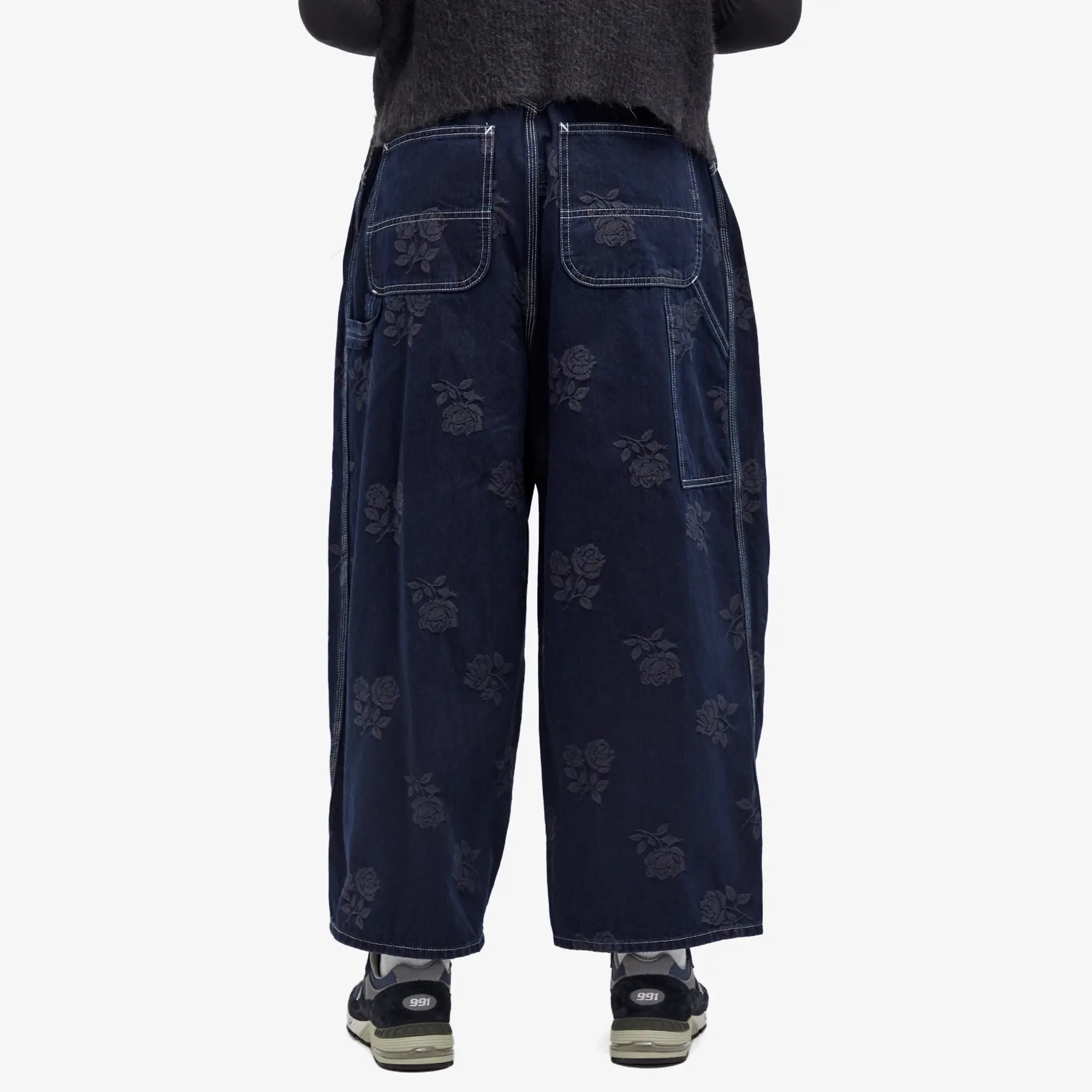 Needles Women's HD Painter Rose Denim Pant Indigo