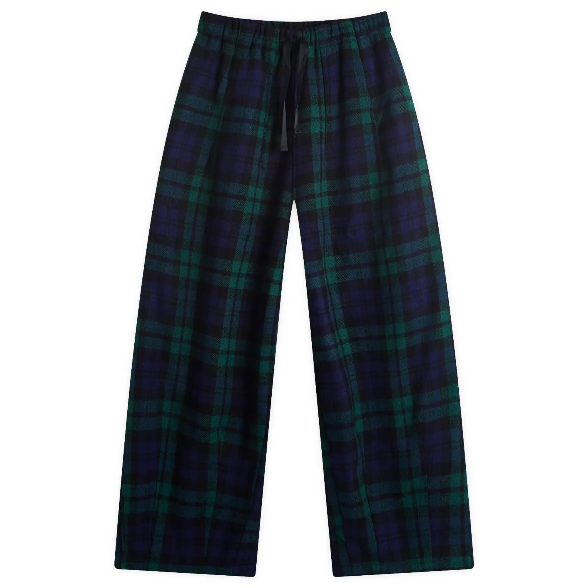 Needles Women's HDP Tartan Plaid Trousers Blackwatch