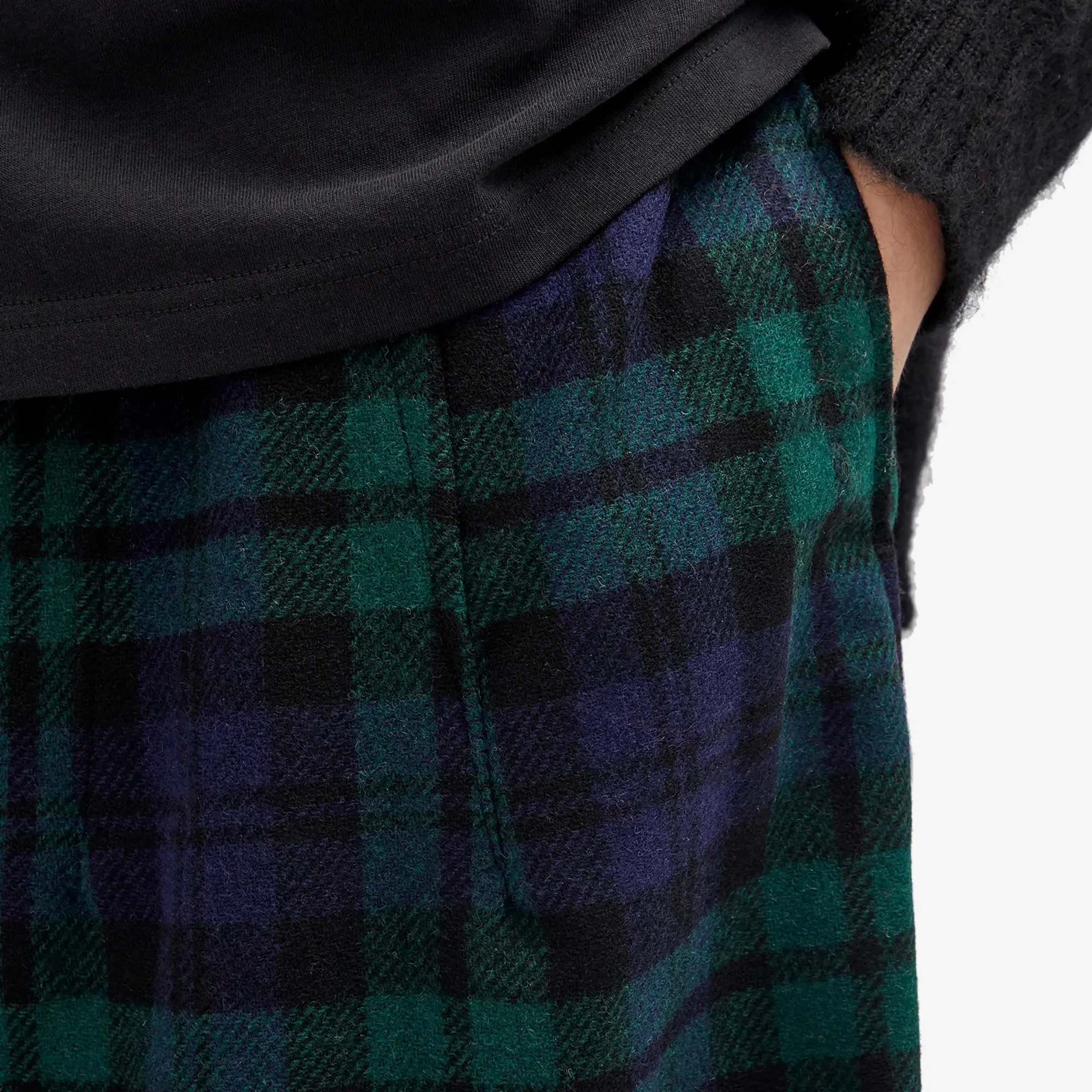 Needles Women's HDP Tartan Plaid Trousers Blackwatch