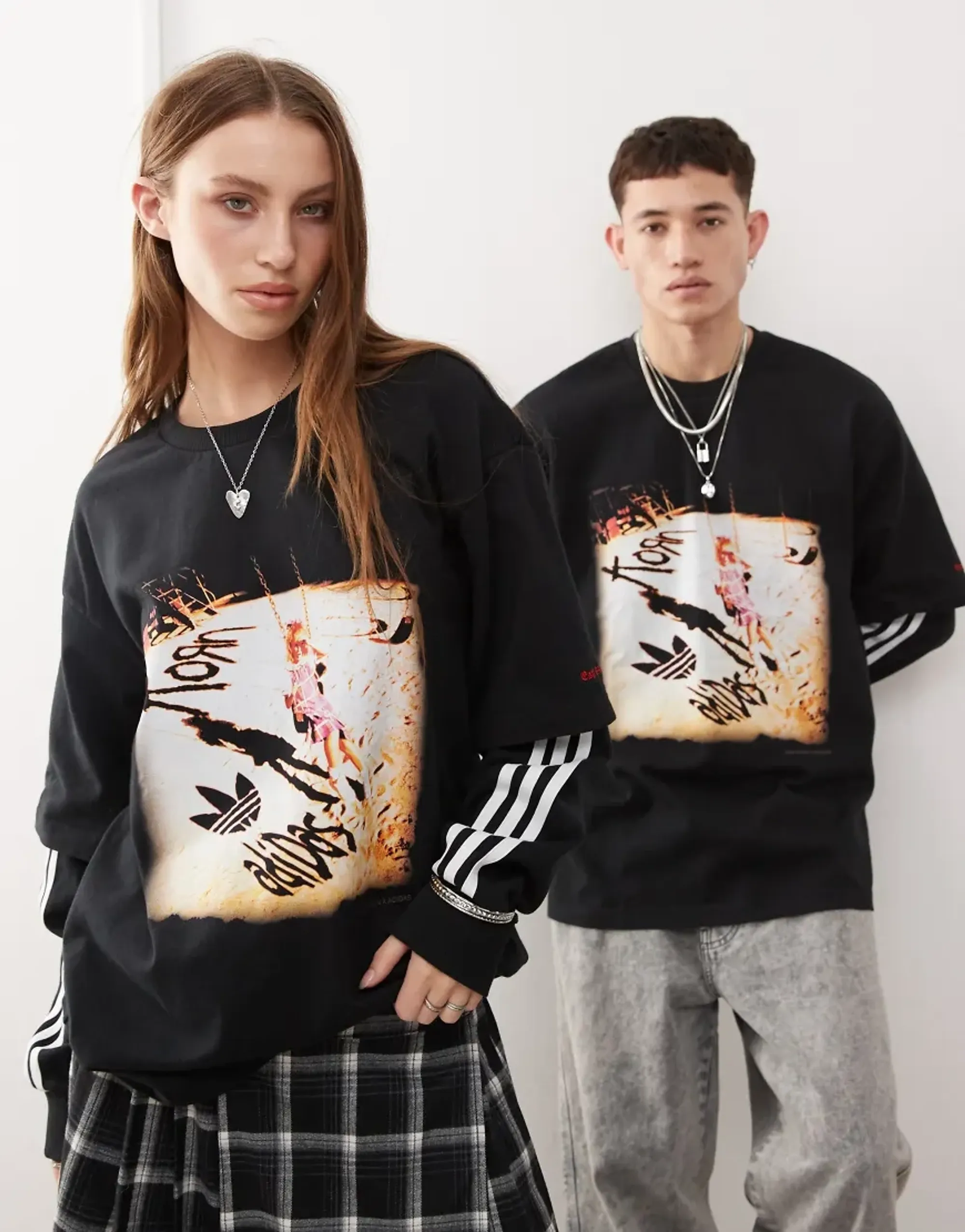 adidas x Korn T-Shirt Black size xl