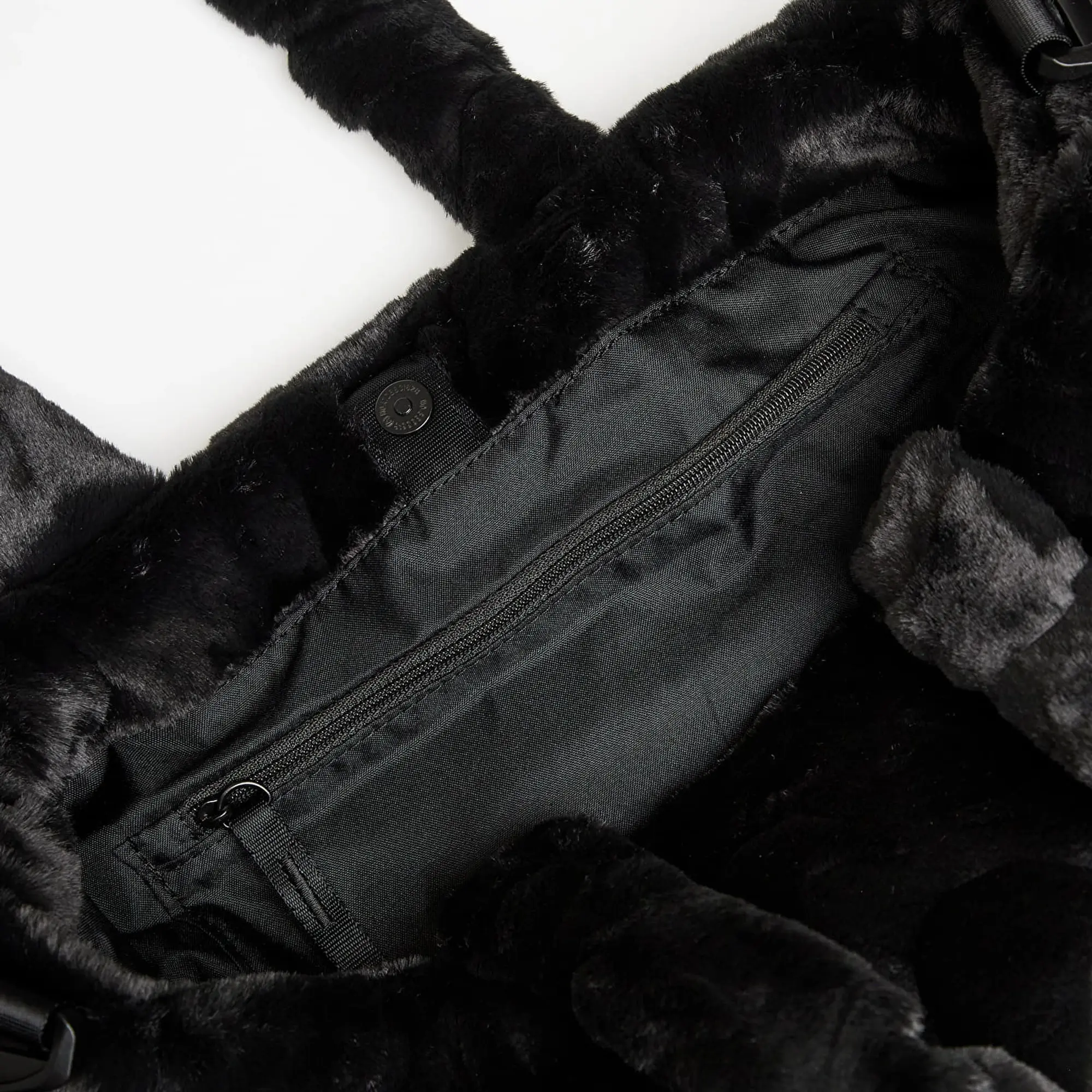 Bag Nike Sportswear Faux Fur Tote Black/ Black/ Metallic Silver Universal