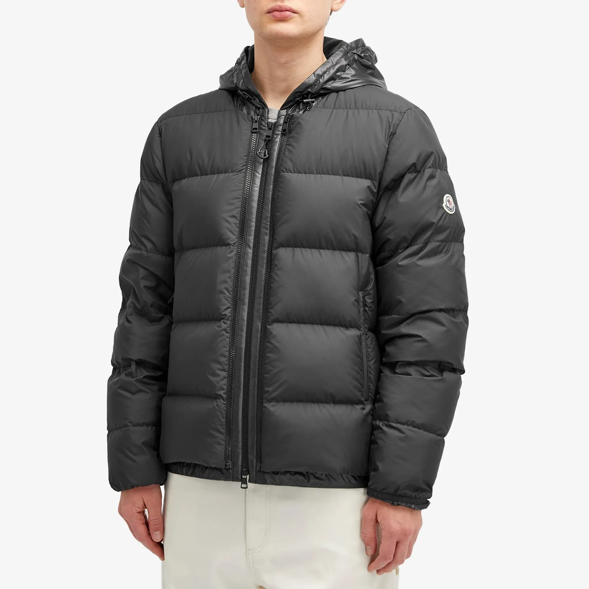 Moncler Men's Garoa Nylon Jacket Black | 1A001-65-54A81-999