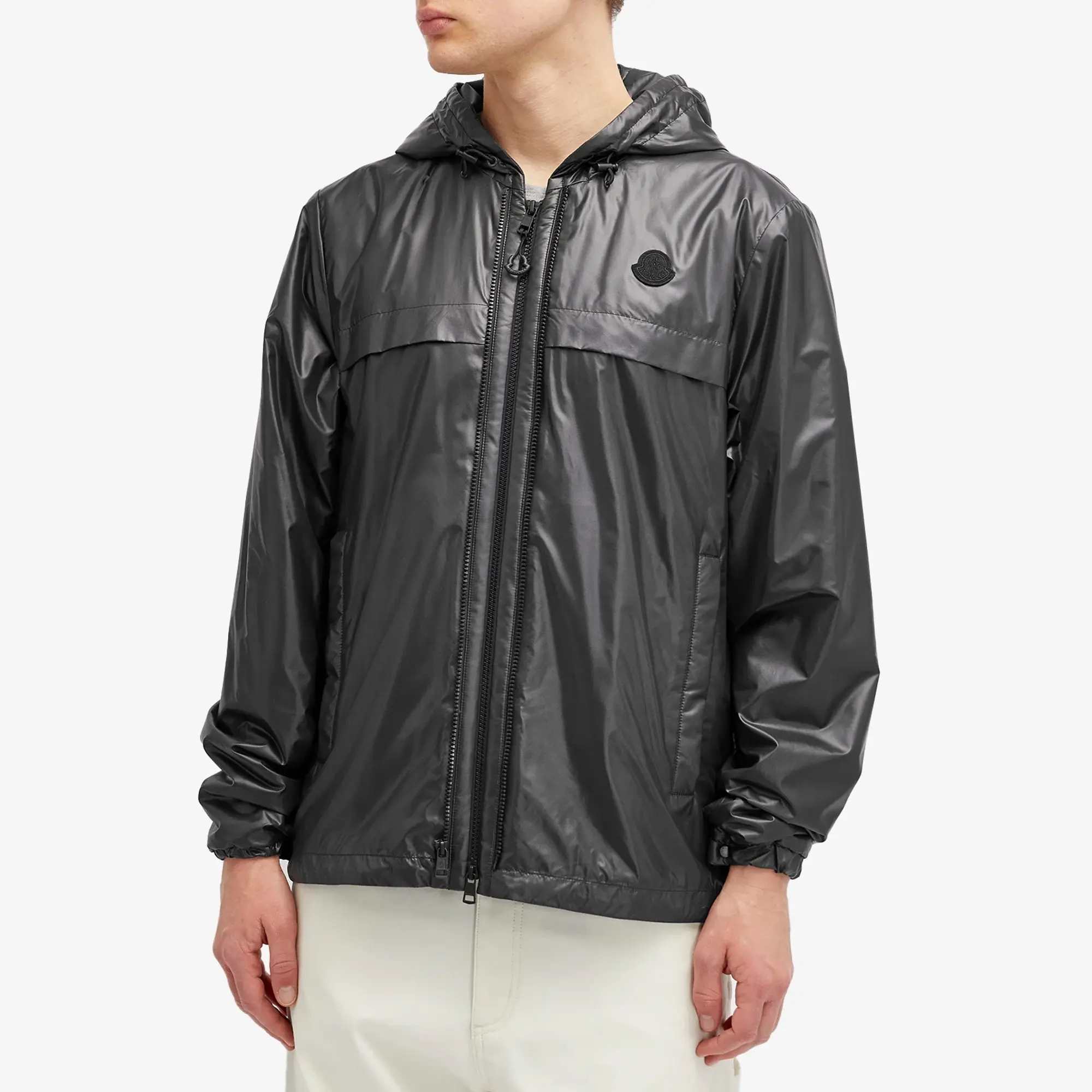 Moncler Men's Garoa Nylon Jacket Black